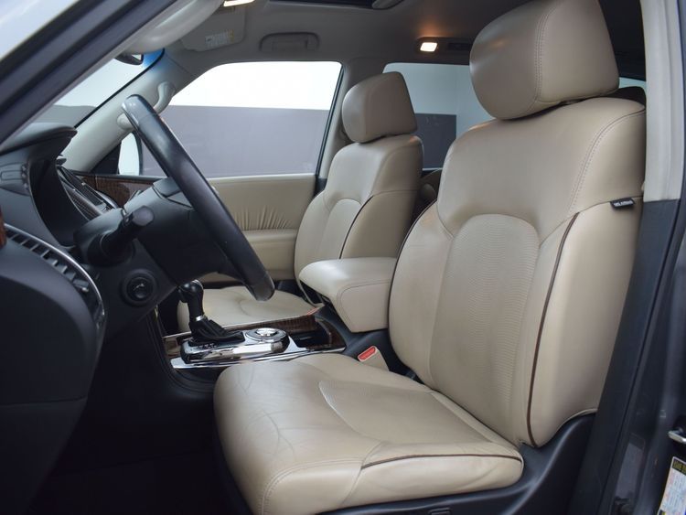 2017 Nissan Armada Platinum Серый vin: JN8AY2NF3H9300570