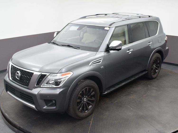 2017 Nissan Armada Platinum Серый vin: JN8AY2NF3H9300570