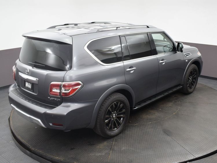 2017 Nissan Armada Platinum Серый vin: JN8AY2NF3H9300570