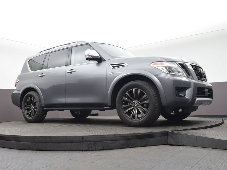 2017 Nissan Armada Platinum Серый vin: JN8AY2NF3H9300570