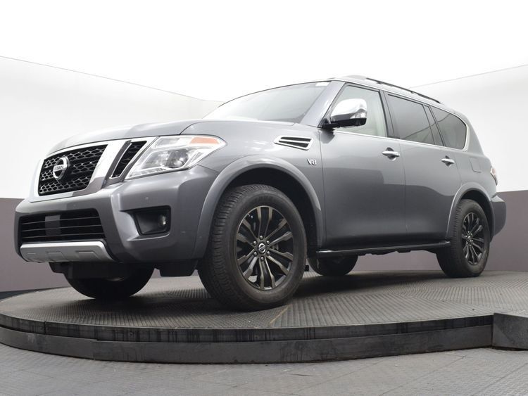 2017 Nissan Armada Platinum Серый vin: JN8AY2NF3H9300570