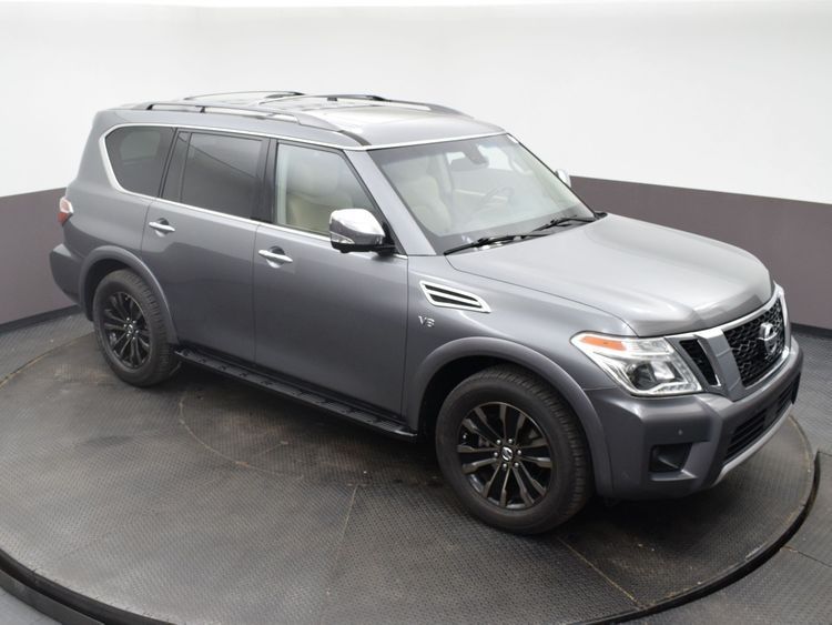 2017 Nissan Armada Platinum Серый vin: JN8AY2NF3H9300570
