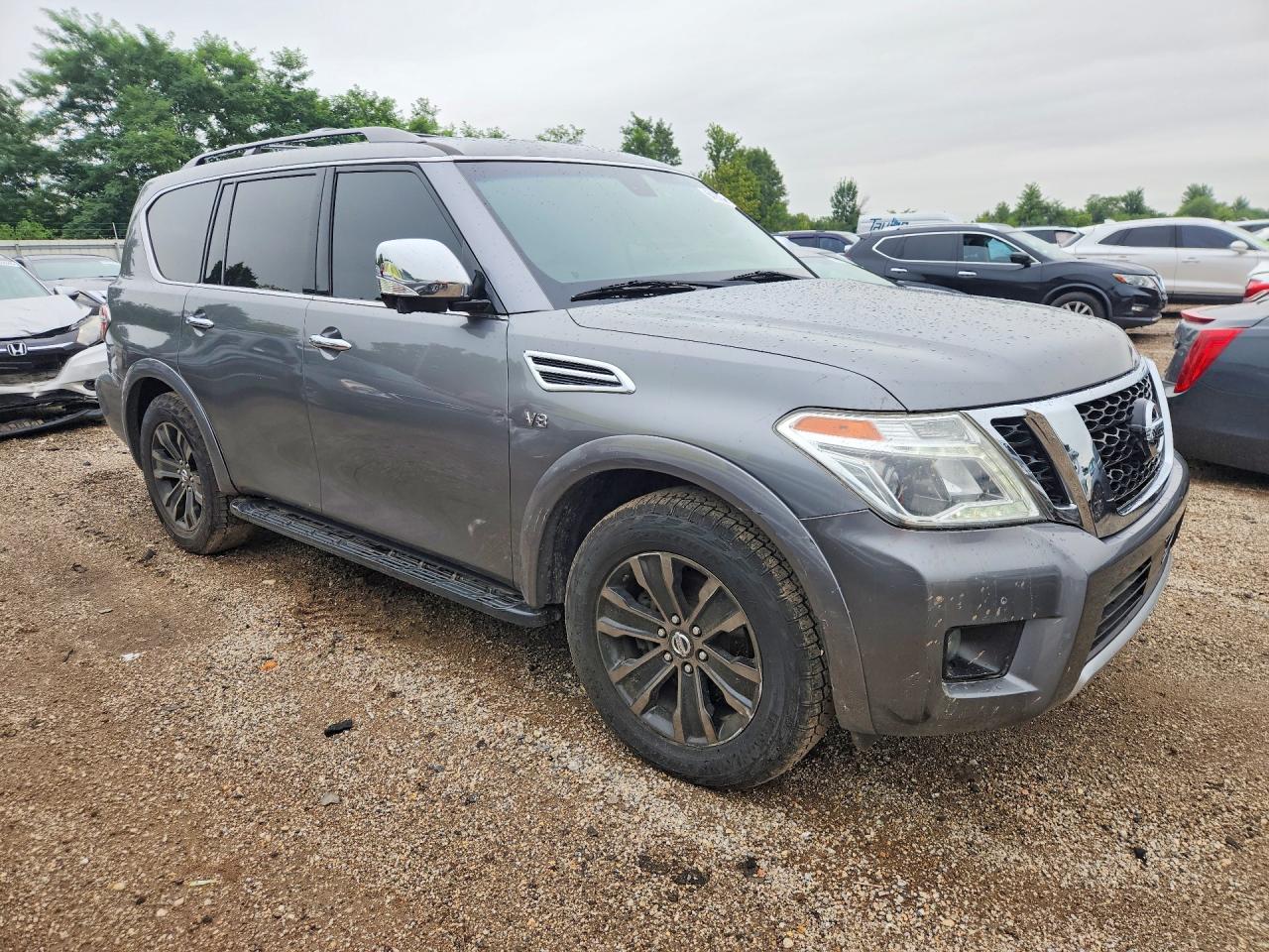 2017 Nissan Armada Platinum Gray vin: JN8AY2NF3H9300570