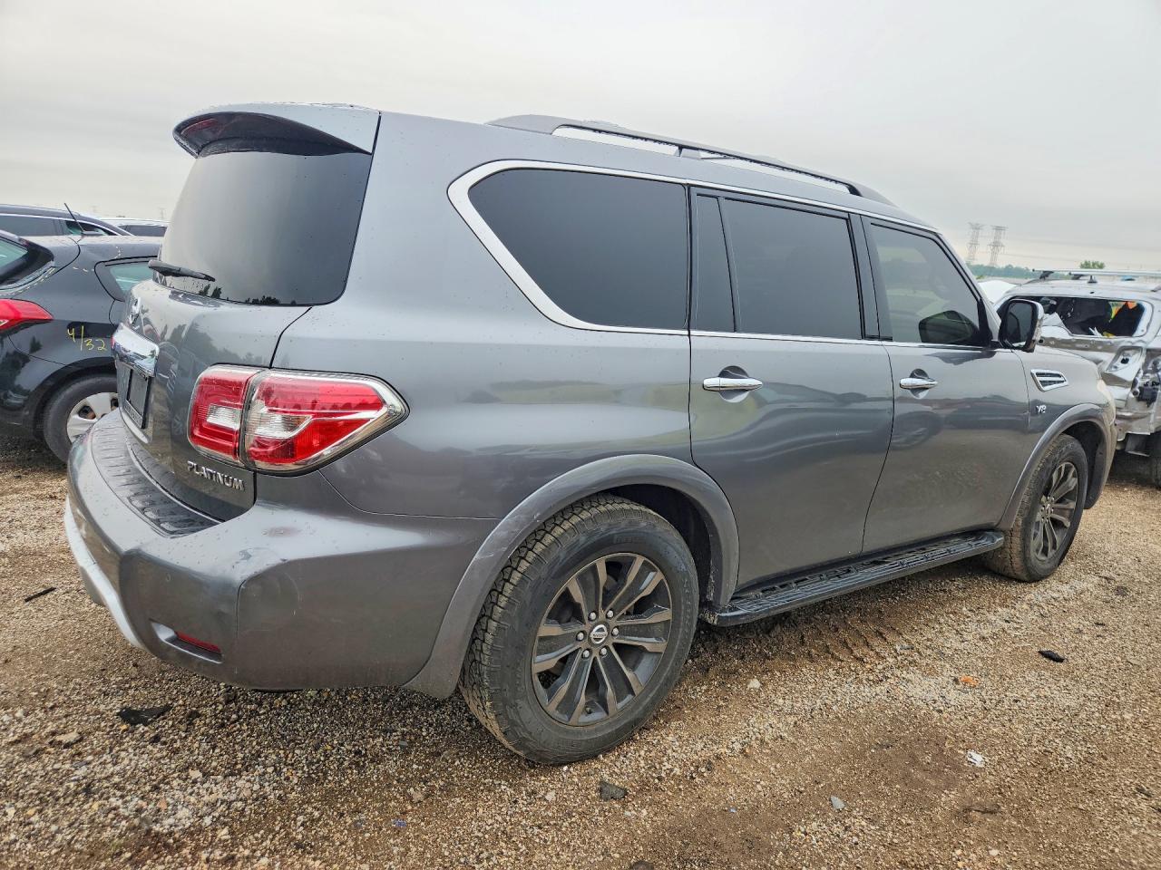 2017 Nissan Armada Platinum Gray vin: JN8AY2NF3H9300570