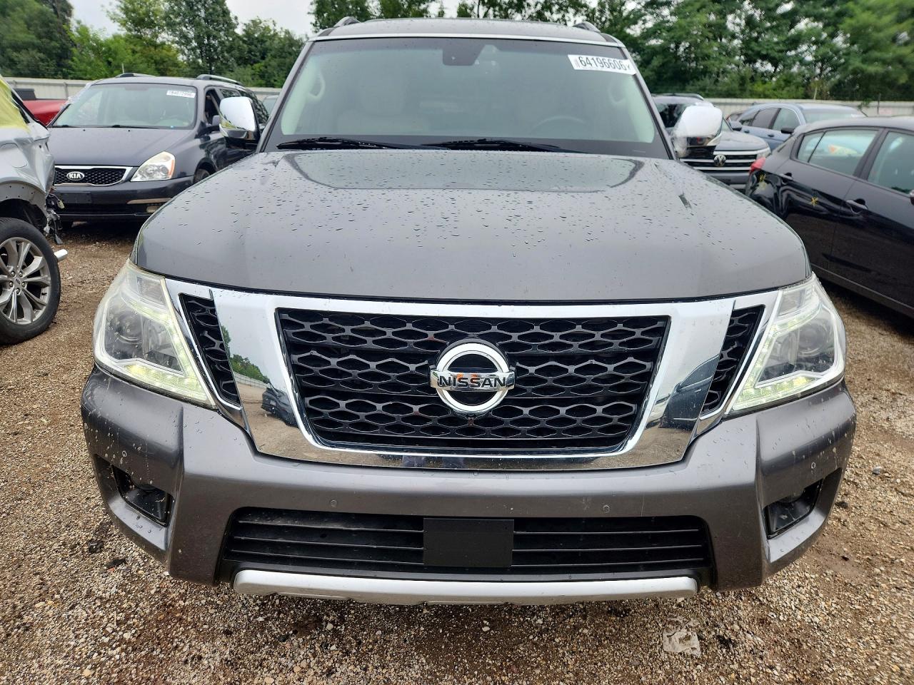 2017 Nissan Armada Platinum Gray vin: JN8AY2NF3H9300570