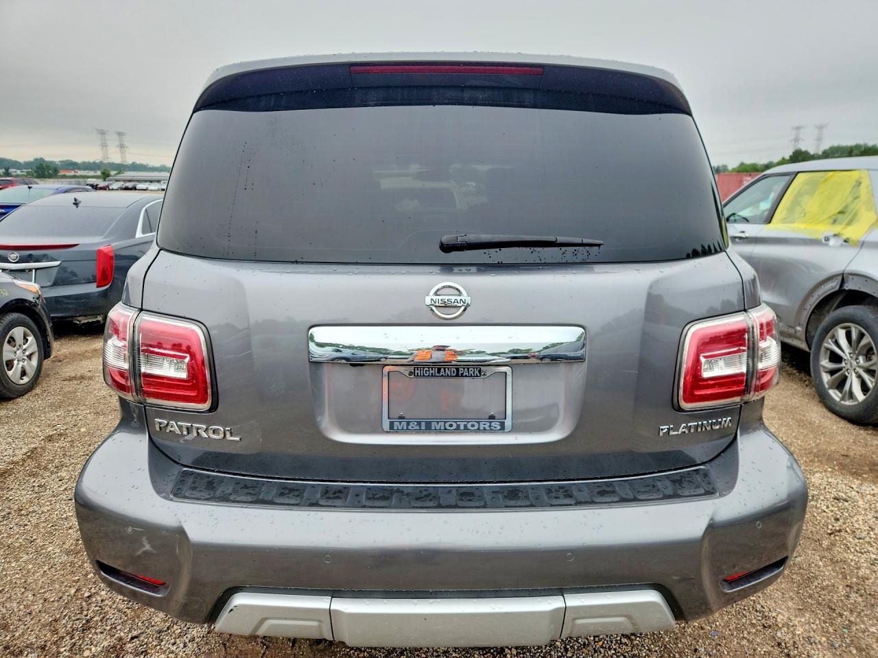 2017 Nissan Armada Platinum Gray vin: JN8AY2NF3H9300570