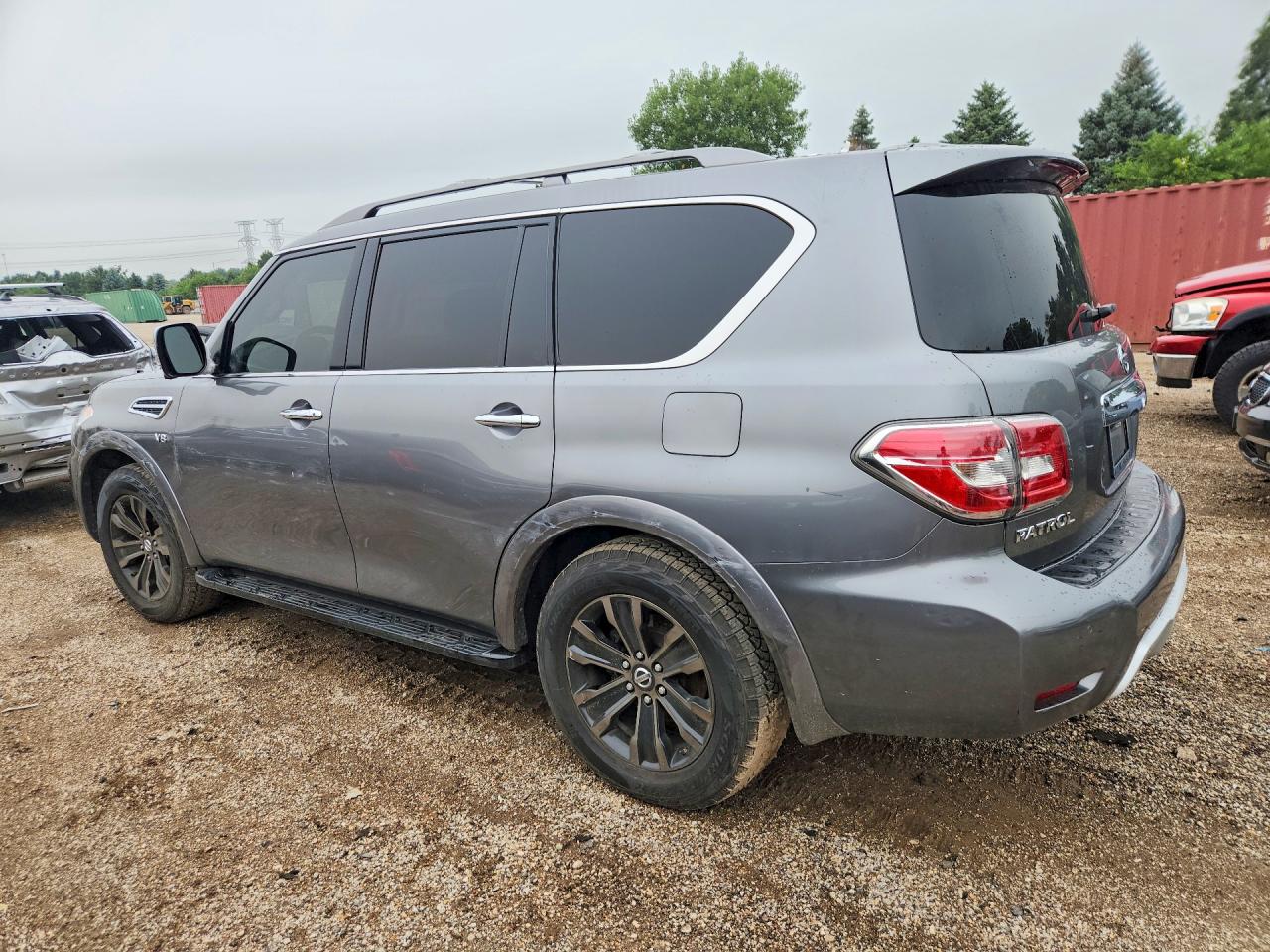 2017 Nissan Armada Platinum Gray vin: JN8AY2NF3H9300570