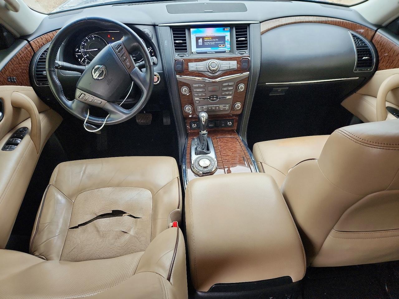 2017 Nissan Armada Platinum Gray vin: JN8AY2NF3H9300570