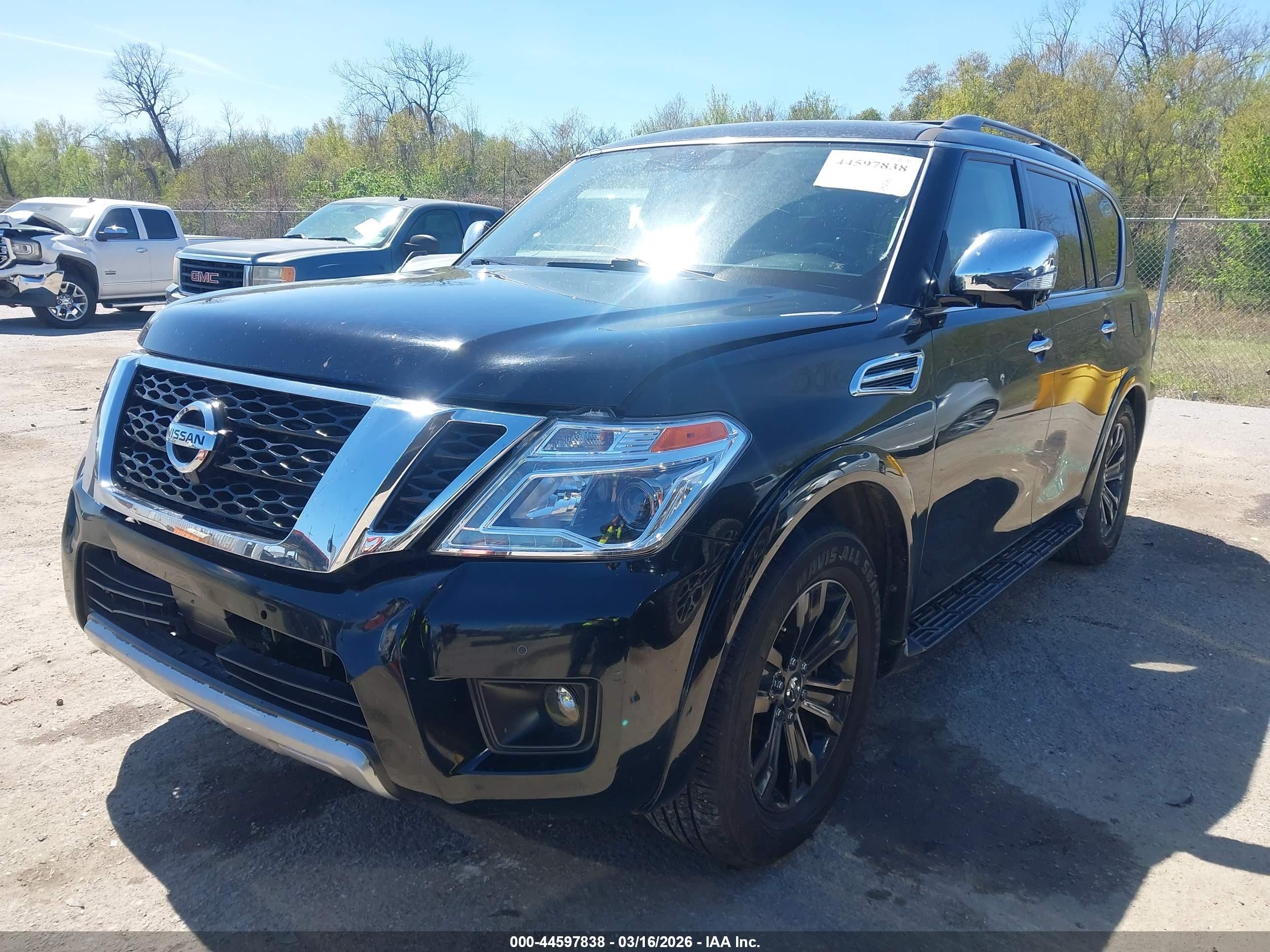 2019 Nissan Armada Platinum Black vin: JN8AY2NF7K9350265