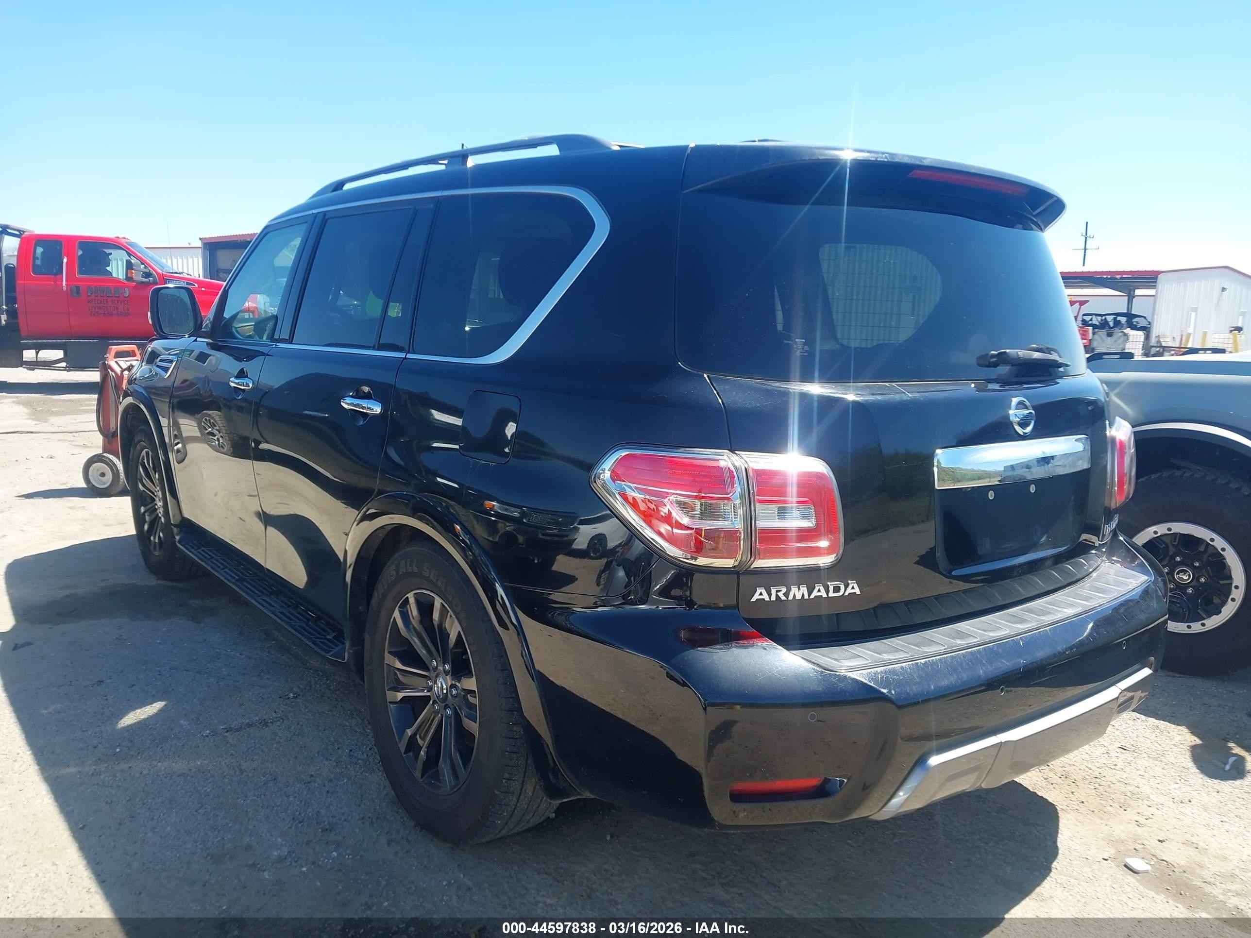 2019 Nissan Armada Platinum Black vin: JN8AY2NF7K9350265