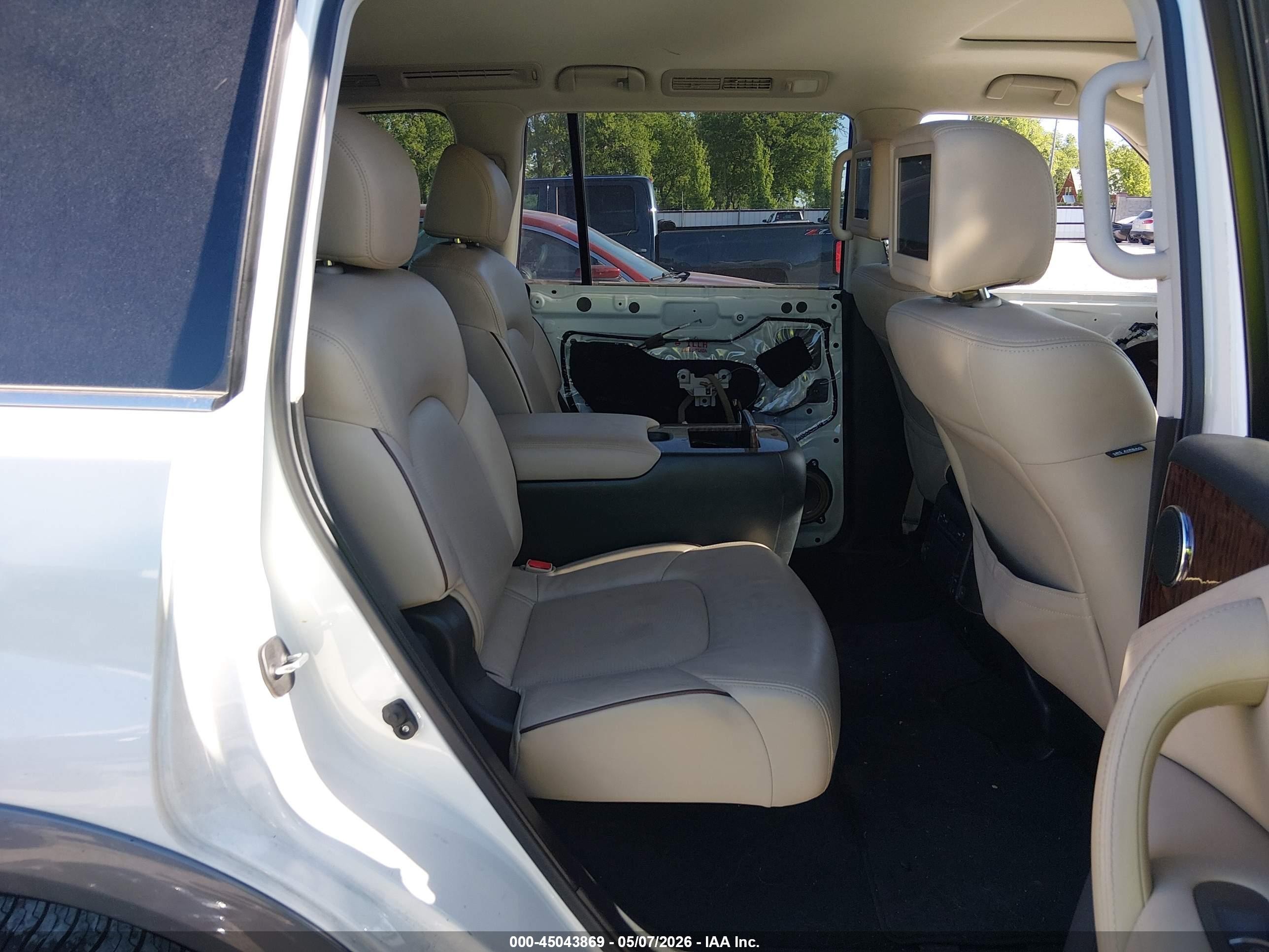 2018 Nissan Armada Platinum Белый vin: JN8AY2NFXJ9333572