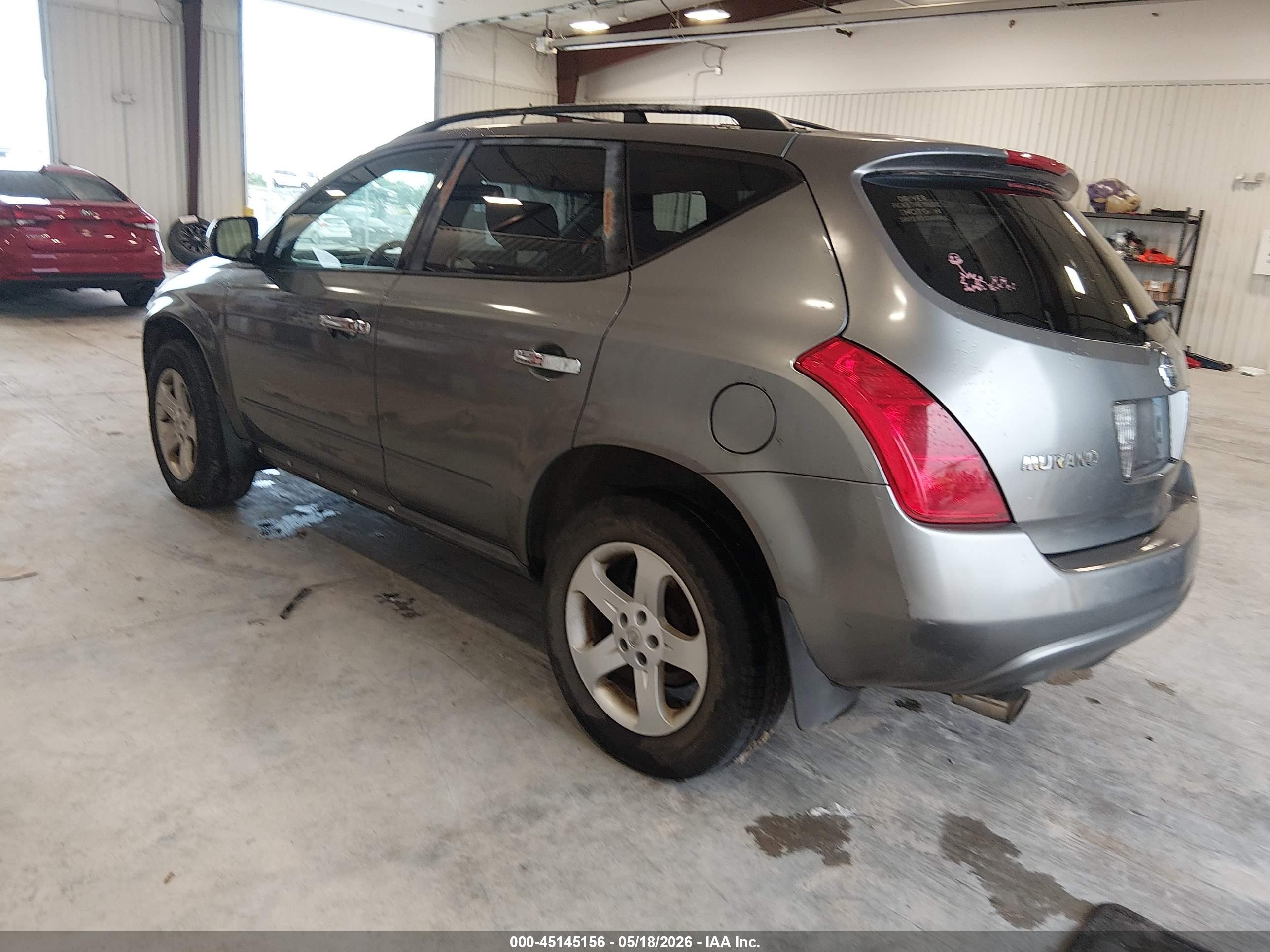 2005 Nissan Murano Sl Gray vin: JN8AZ08T25W307767