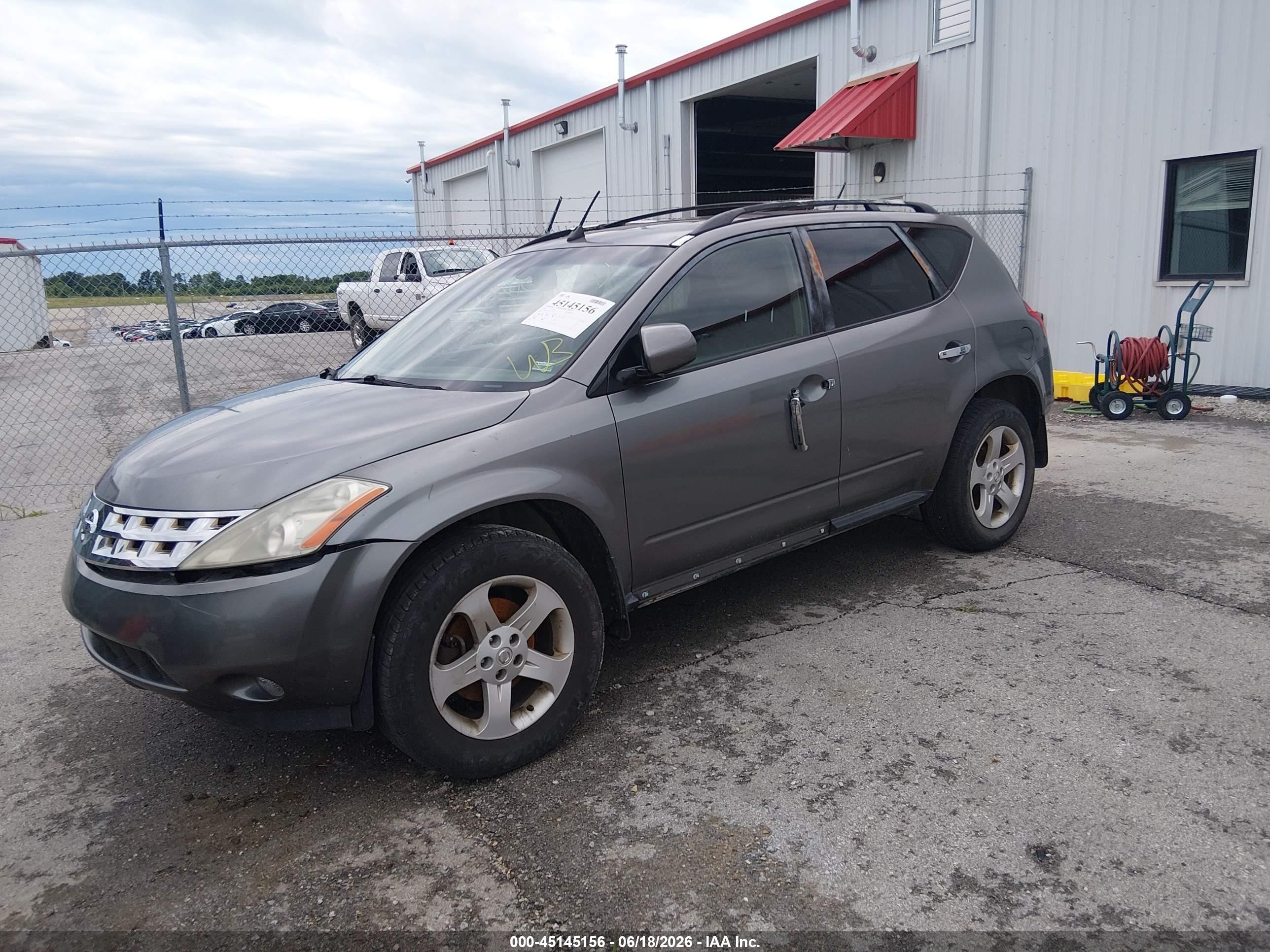 2005 Nissan Murano Sl Gray vin: JN8AZ08T25W307767