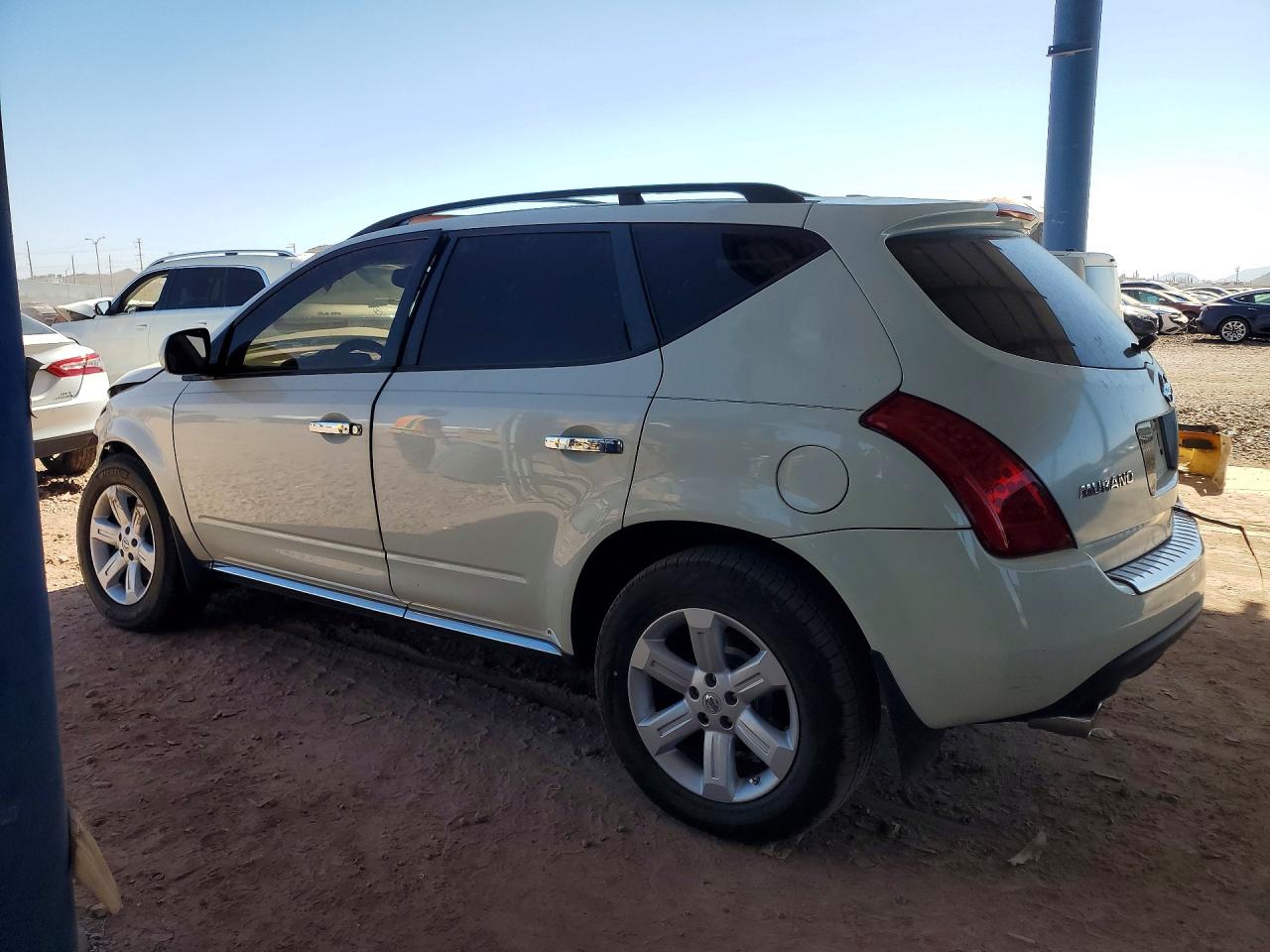 2007 Nissan Murano S White vin: JN8AZ08T27W522763