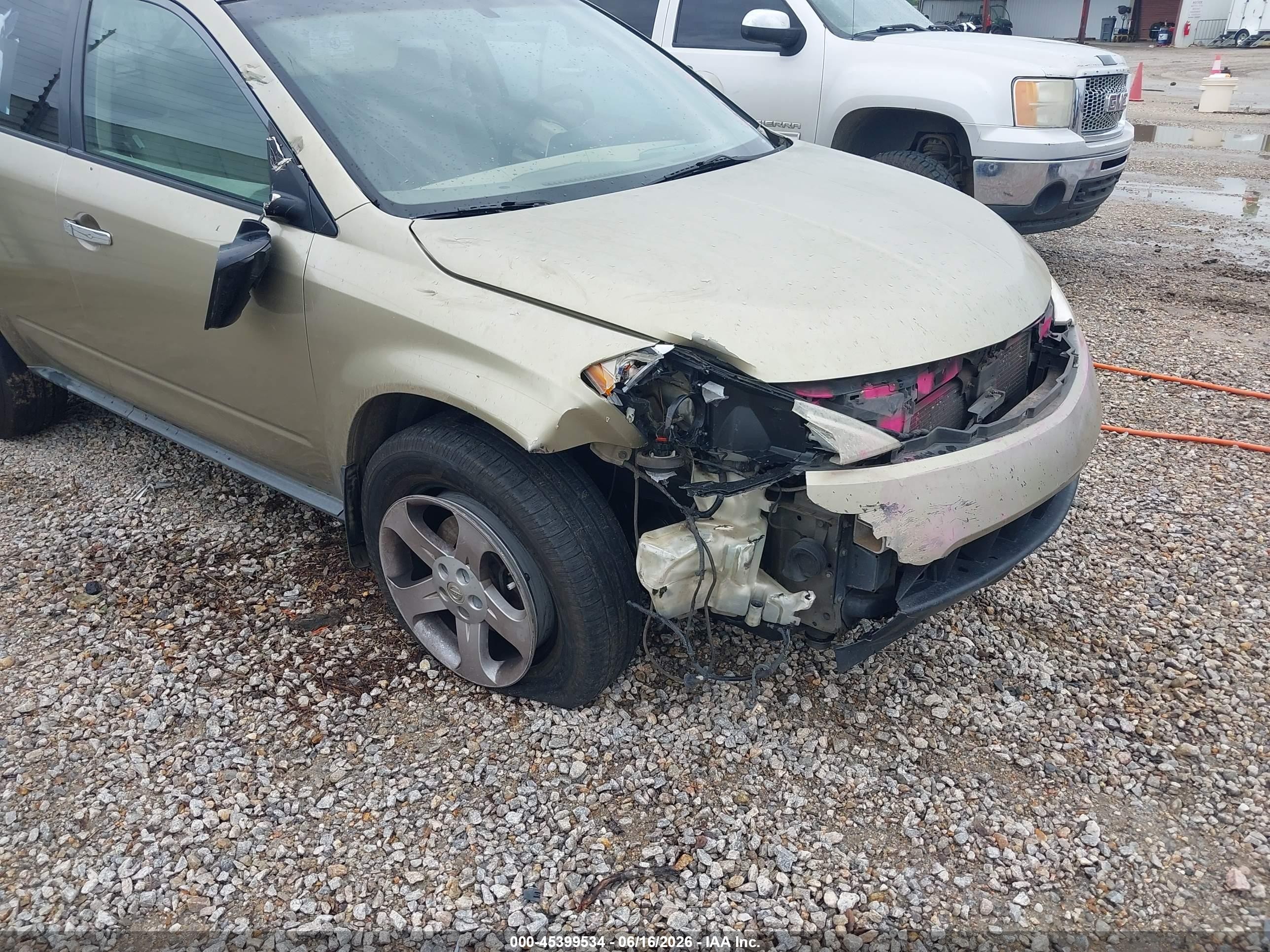 2005 Nissan Murano S Gold vin: JN8AZ08T45W323968