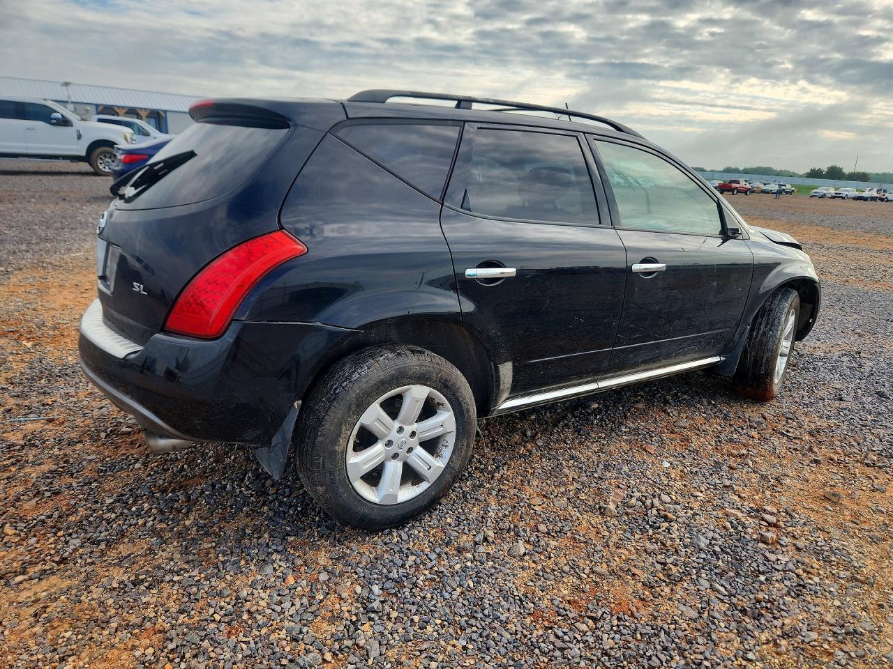 2006 Nissan Murano S Black vin: JN8AZ08T56W411932