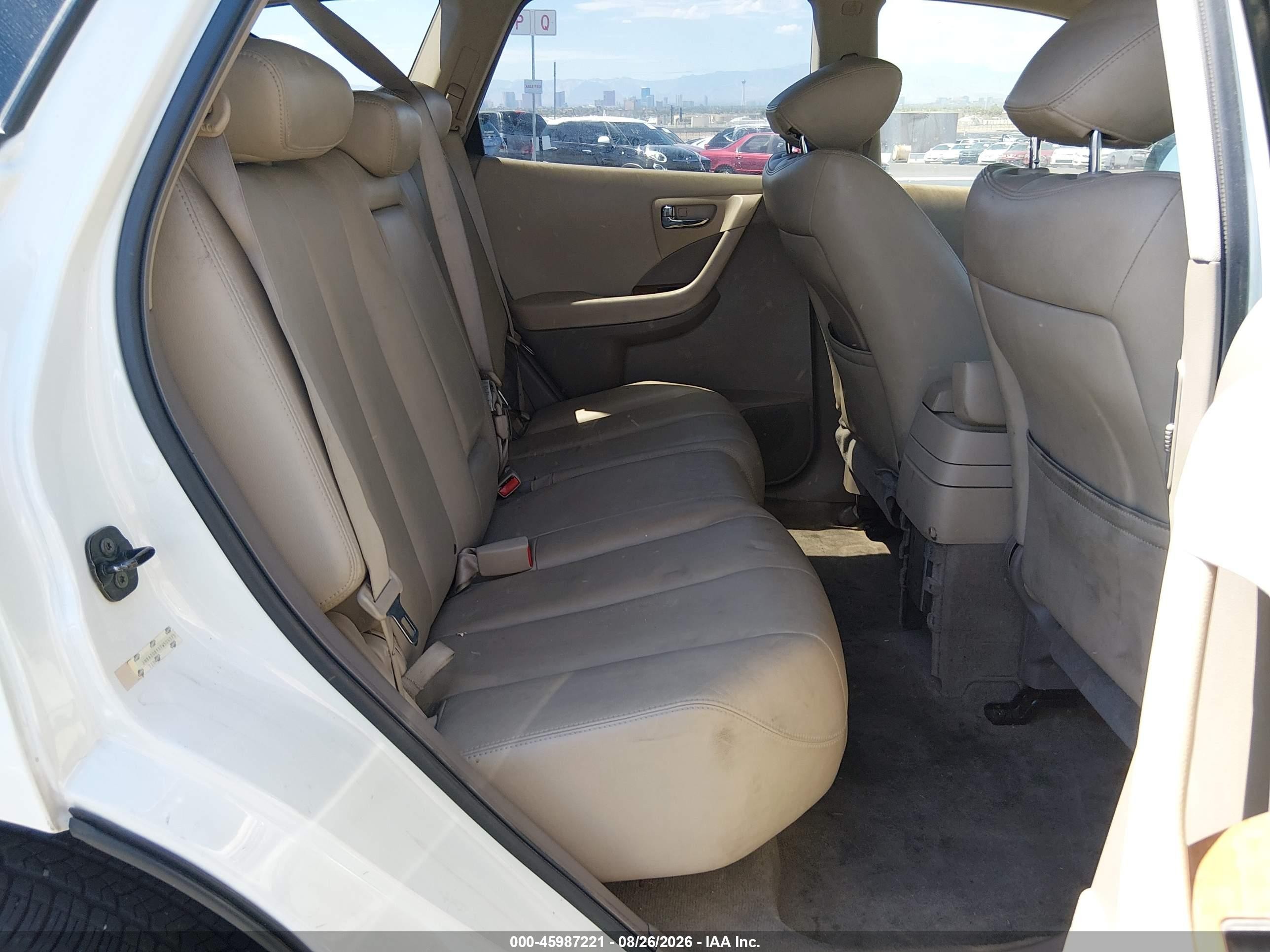 2007 Nissan Murano Sl Белый vin: JN8AZ08T57W509375