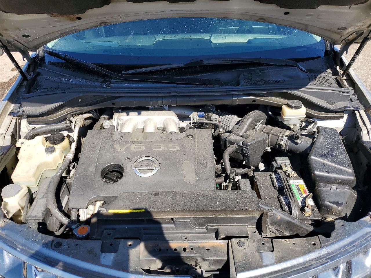 2007 Nissan Murano S Silver vin: JN8AZ08T57W518335