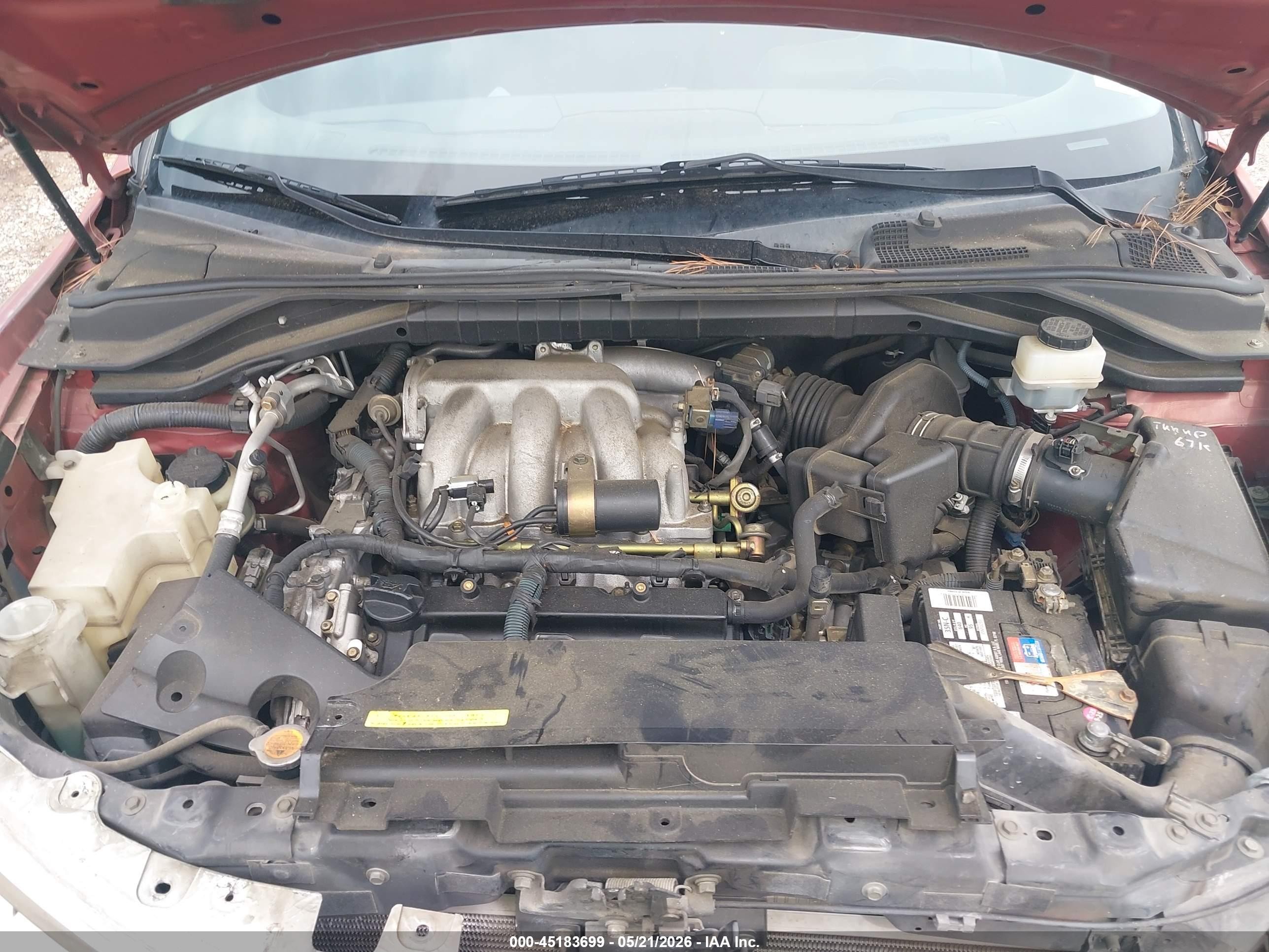 2003 Nissan Murano Se Оранжевый vin: JN8AZ08T63W109156