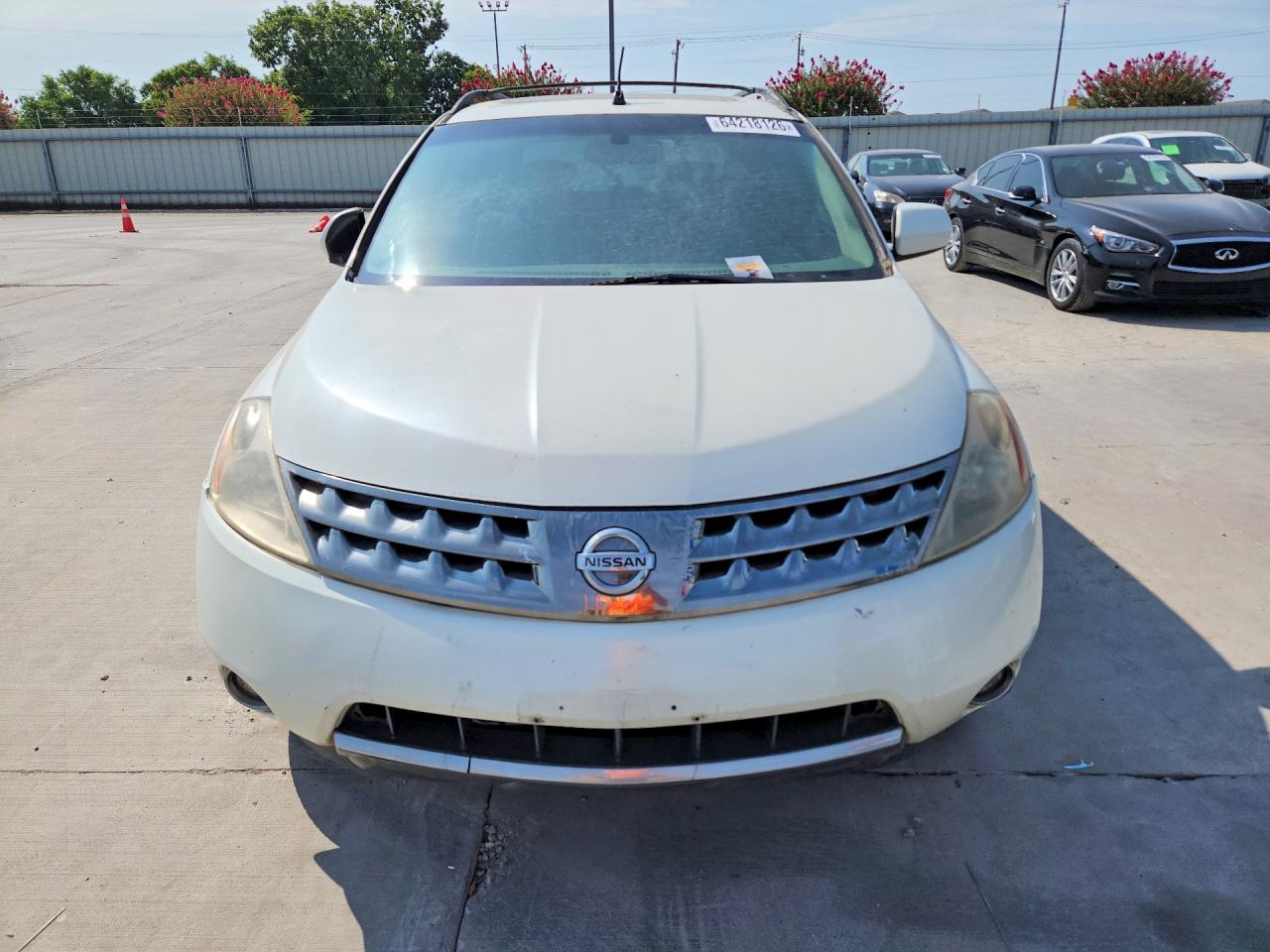 2007 Nissan Murano S White vin: JN8AZ08T67W526850