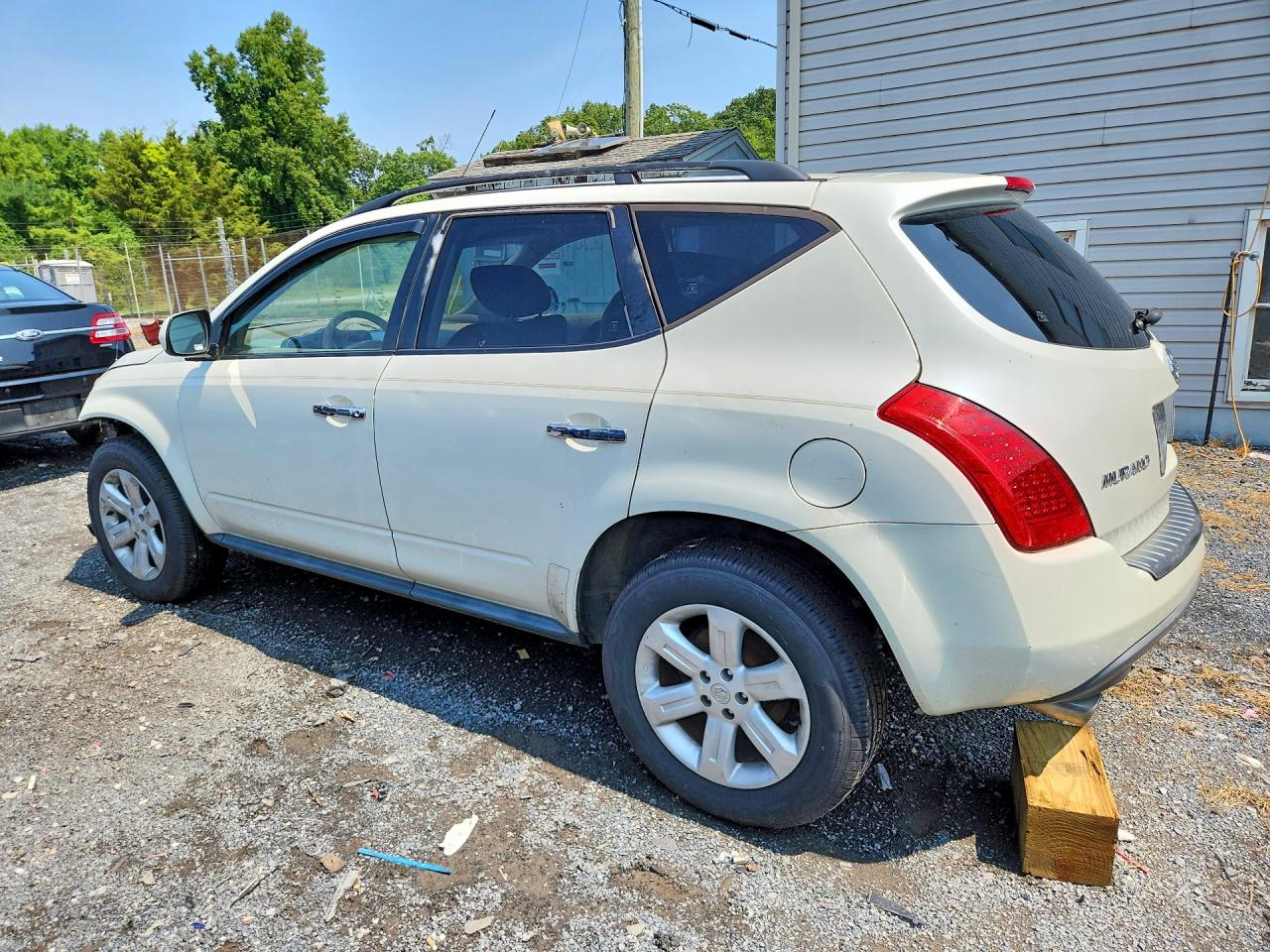 2006 Nissan Murano S Белый vin: JN8AZ08T76W413892
