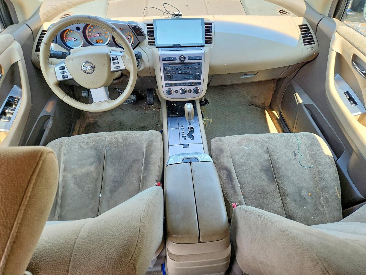 2006 Nissan Murano S Белый vin: JN8AZ08T76W413892