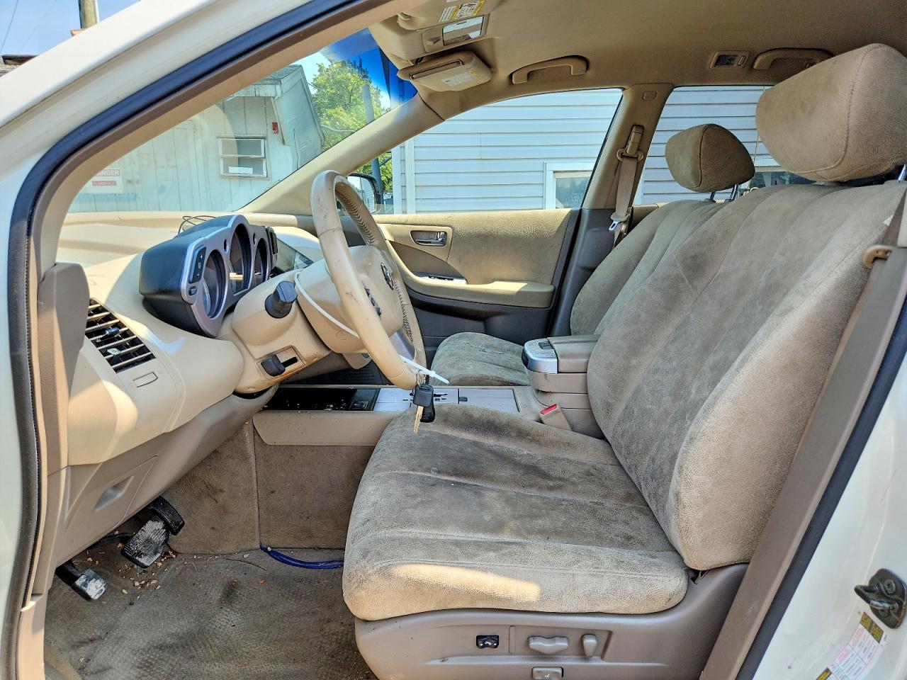 2006 Nissan Murano S Белый vin: JN8AZ08T76W413892