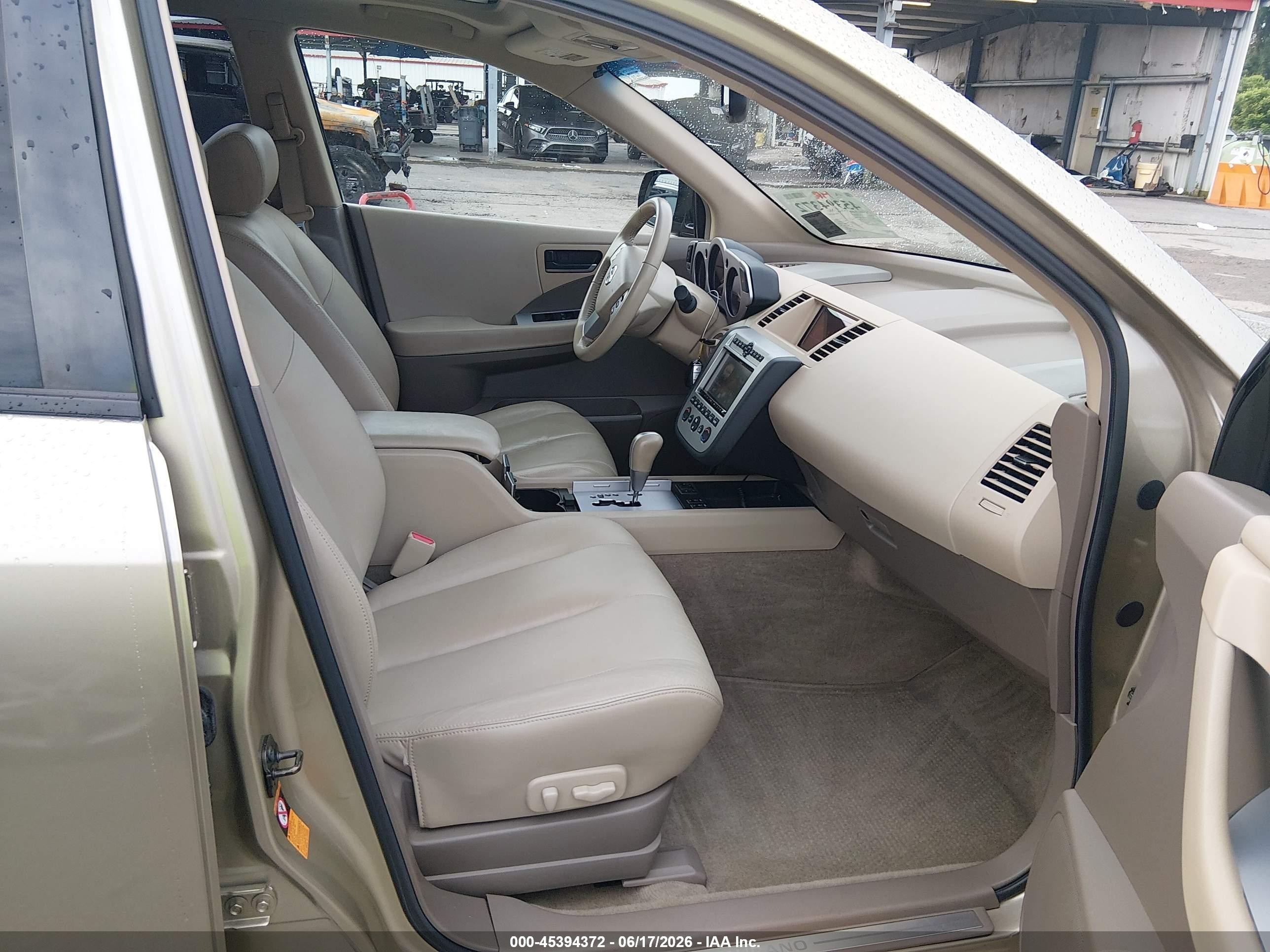 2005 Nissan Murano Sl Champagne vin: JN8AZ08T85W331460