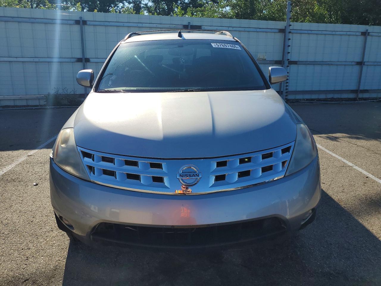 2004 Nissan Murano Sl/se Silver vin: JN8AZ08T94W212380