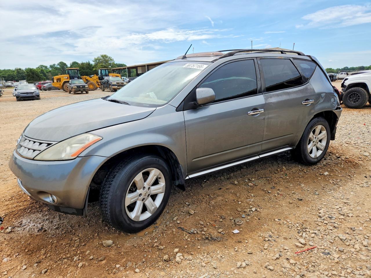 2007 Nissan Murano S Gray vin: JN8AZ08T97W520220