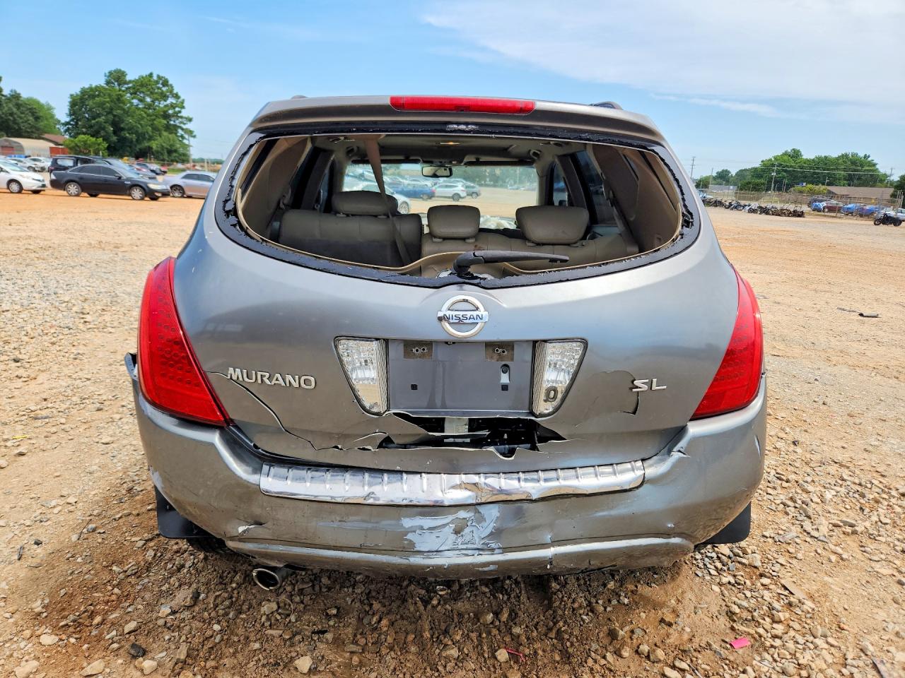 2007 Nissan Murano S Gray vin: JN8AZ08T97W520220