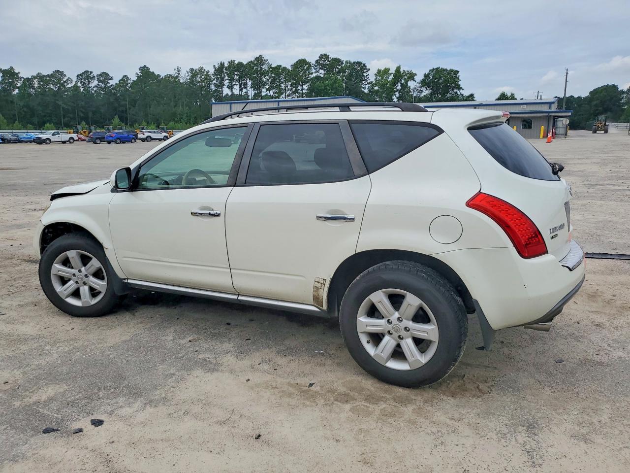 2007 Nissan Murano S White vin: JN8AZ08T97W526552