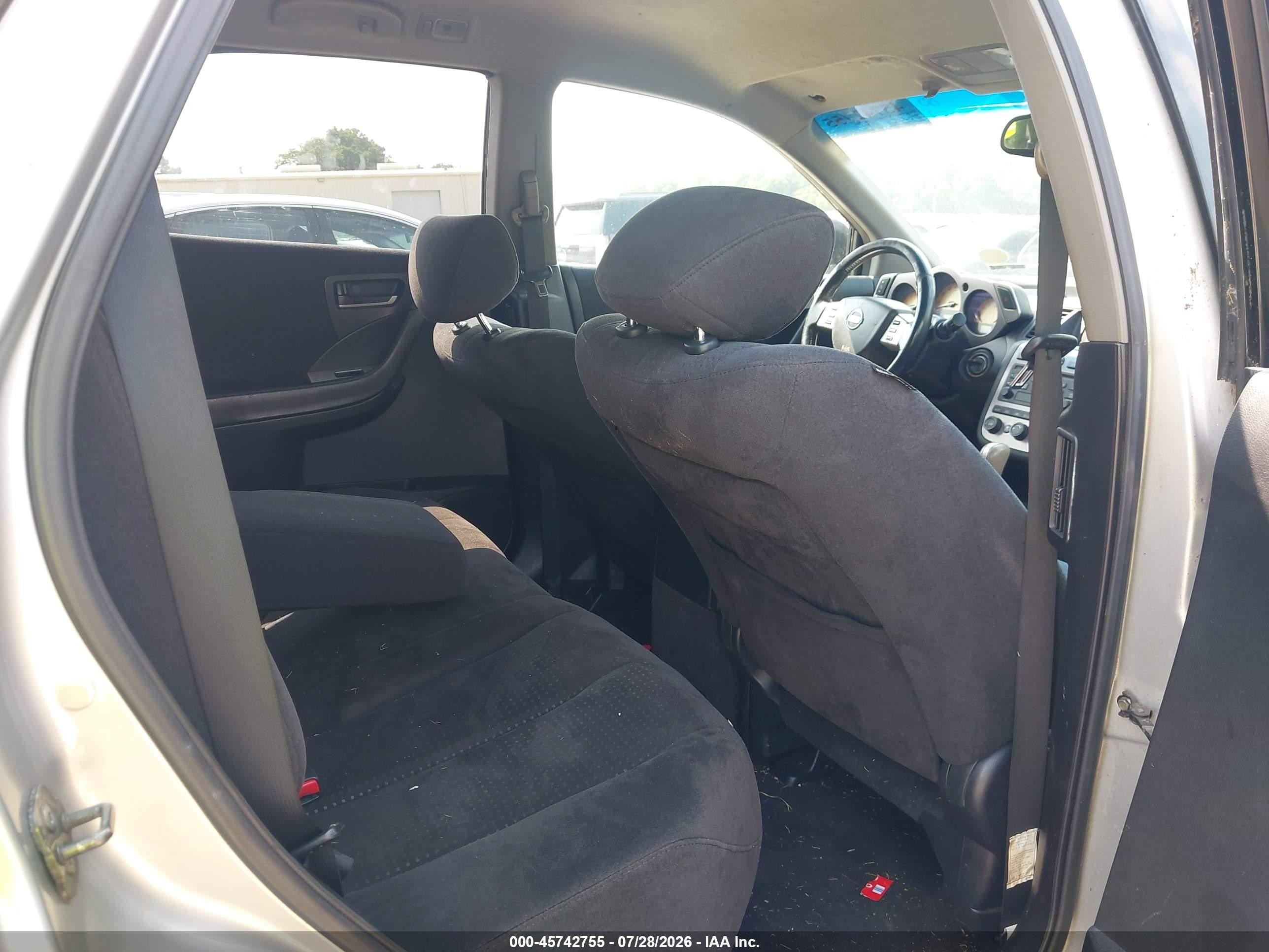 2004 Nissan Murano Sl Silver vin: JN8AZ08TX4W216843