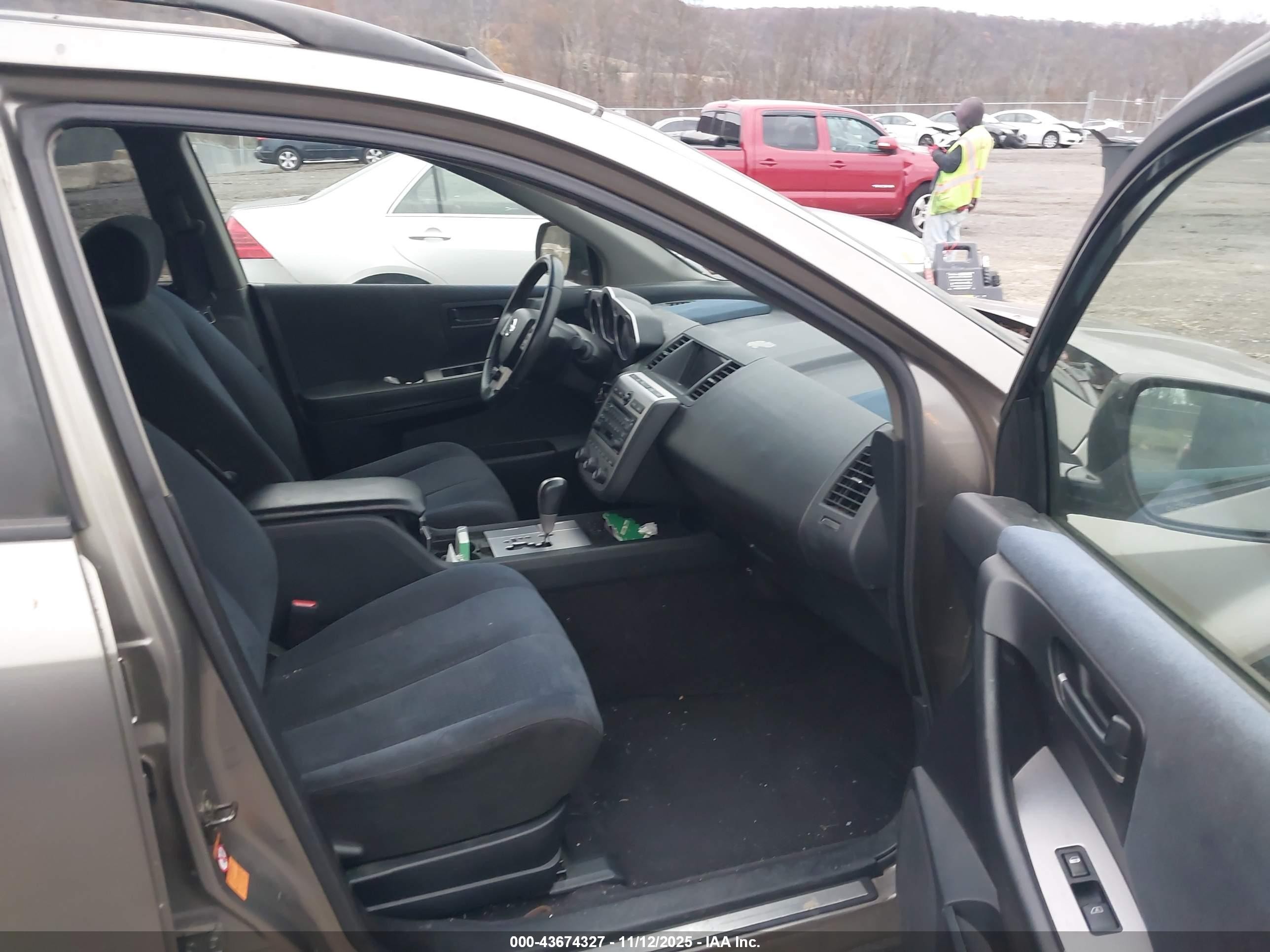 2003 Nissan Murano Sl Бежевый vin: JN8AZ08W03W223082