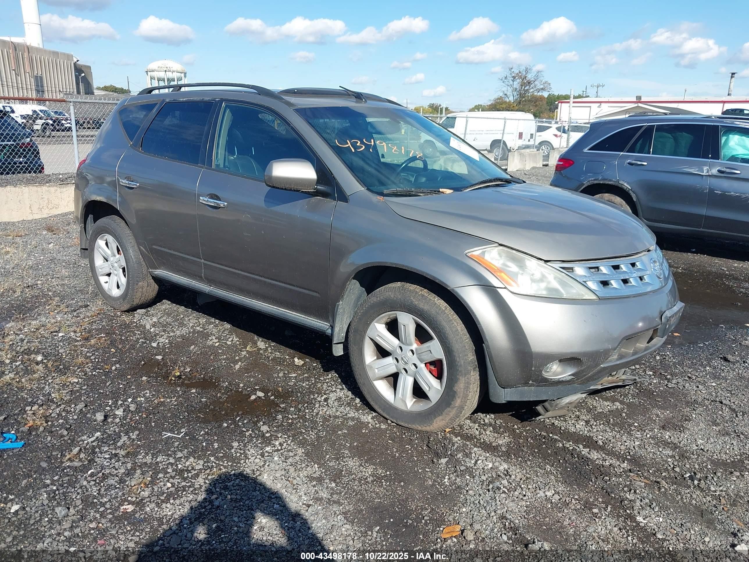 2003 Nissan Murano Se Brown vin: JN8AZ08W03W237371