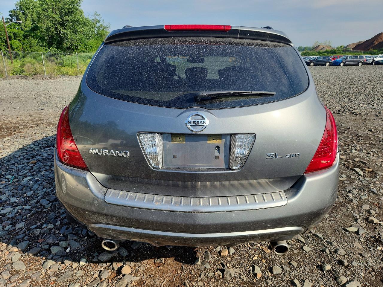 2006 Nissan Murano S Silver vin: JN8AZ08W06W552014
