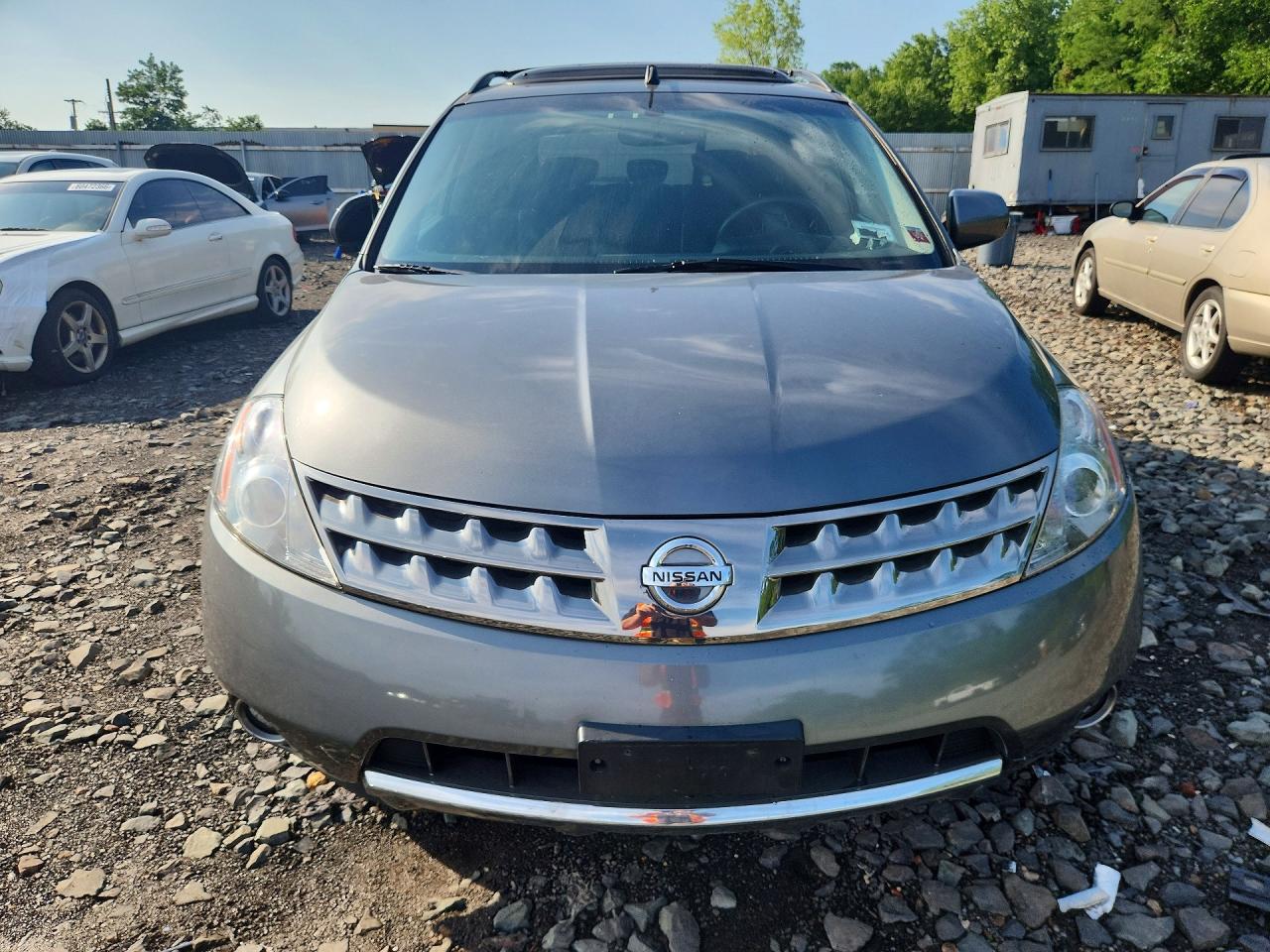 2006 Nissan Murano S Silver vin: JN8AZ08W06W552014