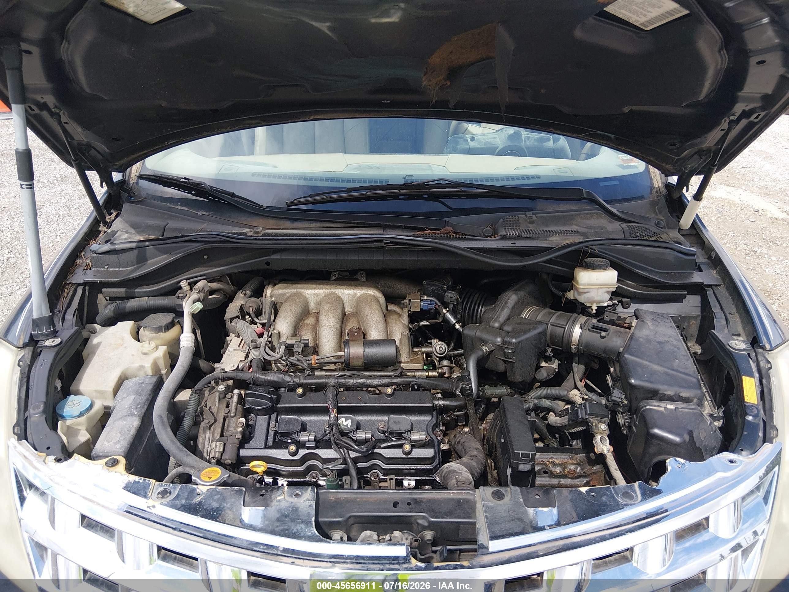 2003 Nissan Murano Sl Blue vin: JN8AZ08W13W222040