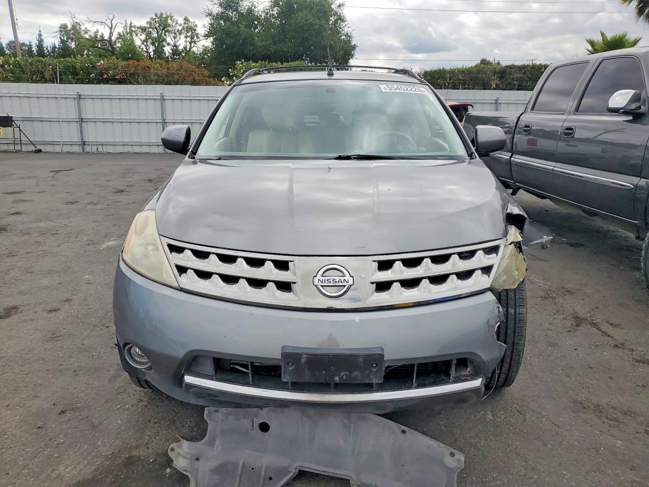 2007 Nissan Murano S Charcoal vin: JN8AZ08W17W648932