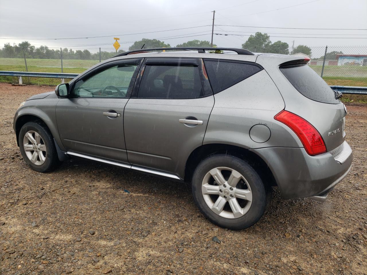 2007 Nissan Murano S Gray vin: JN8AZ08W17W659901 Damage: Left Qtr Panel, Heavy Scratch, 1/2 To 1 Inch