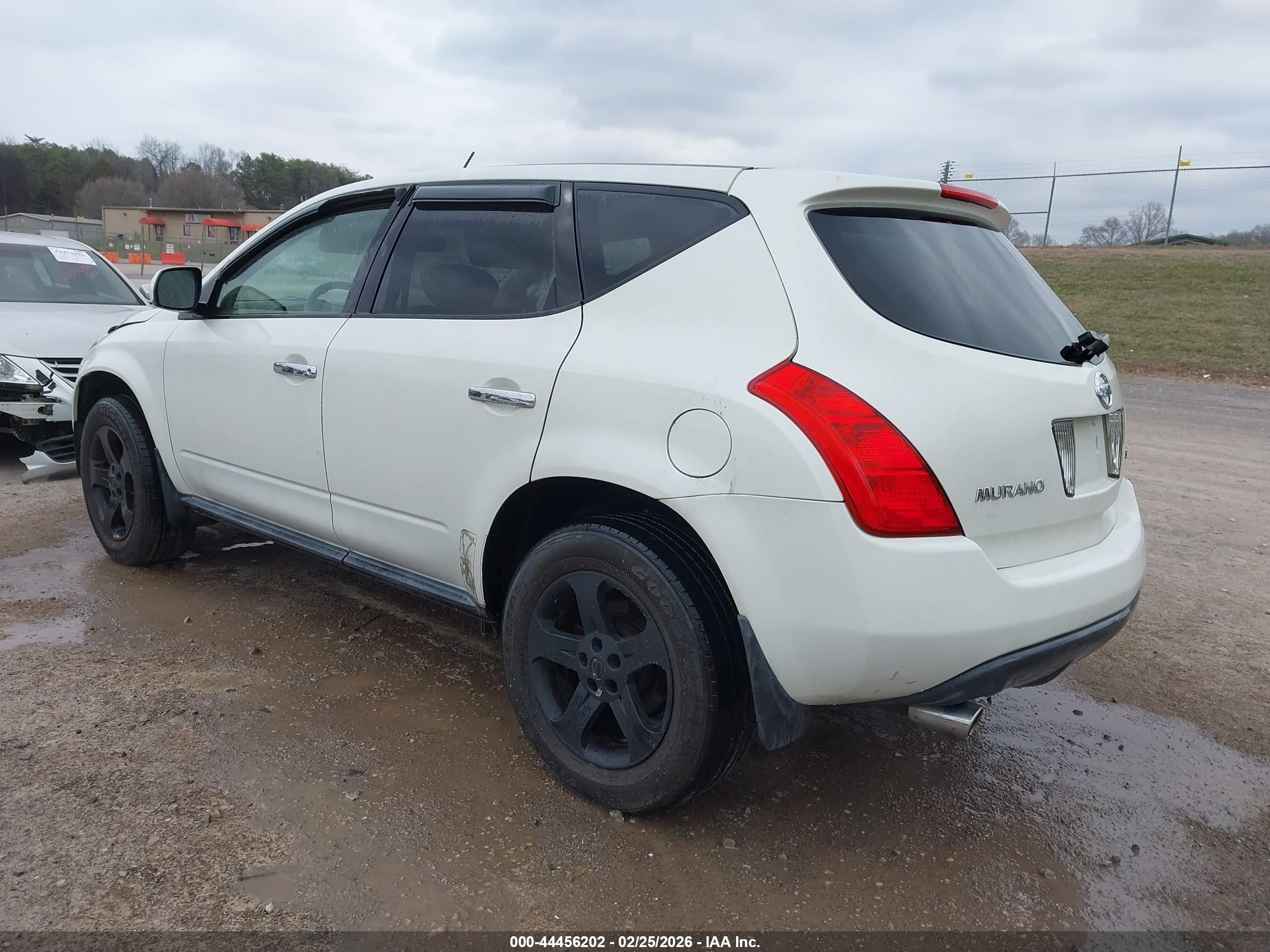 2004 Nissan Murano Sl Белый vin: JN8AZ08W24W317899