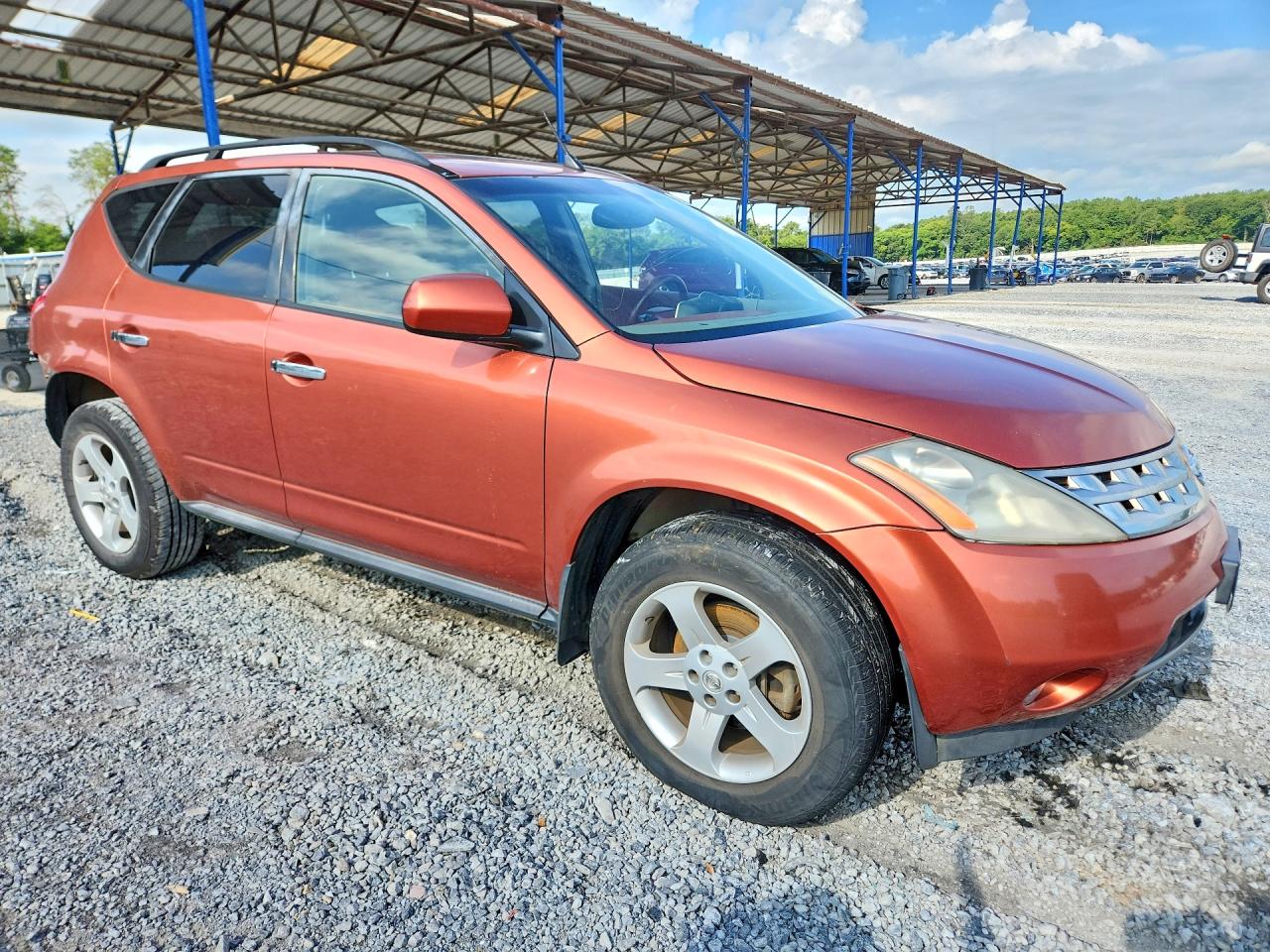2005 Nissan Murano S Orange vin: JN8AZ08W25W407717