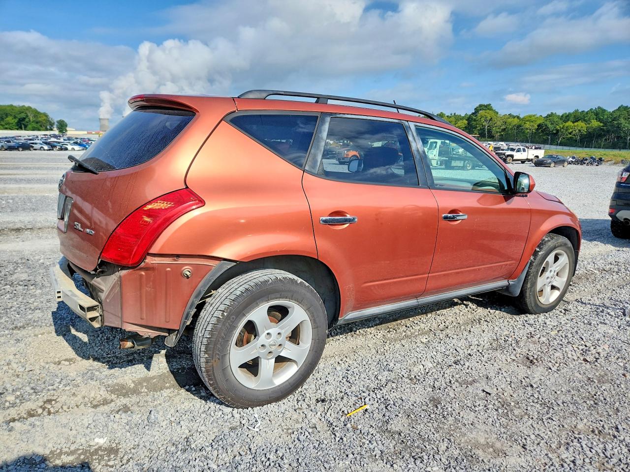 2005 Nissan Murano S Orange vin: JN8AZ08W25W407717