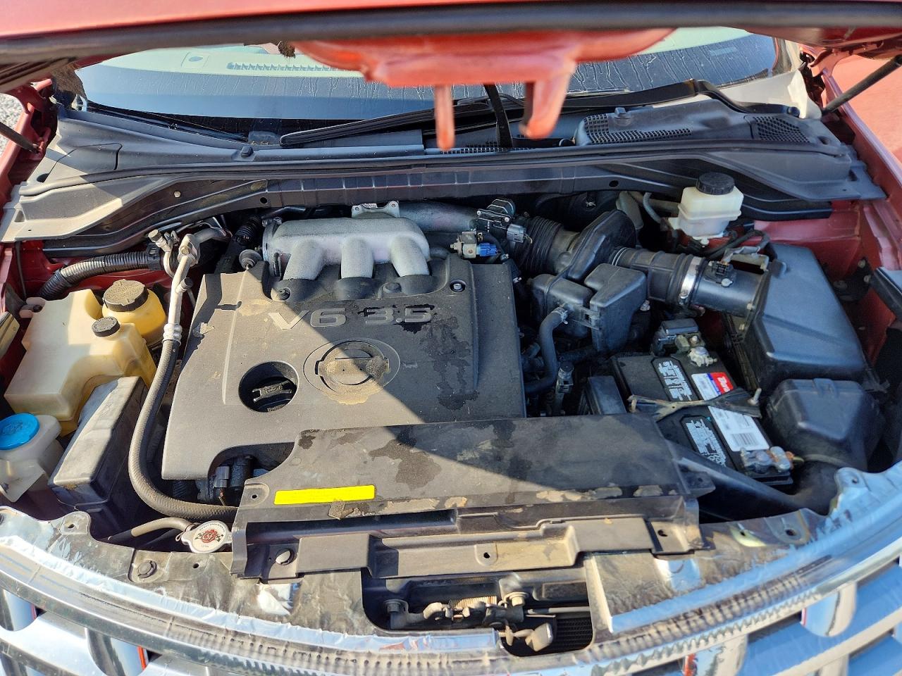 2005 Nissan Murano S Orange vin: JN8AZ08W25W407717