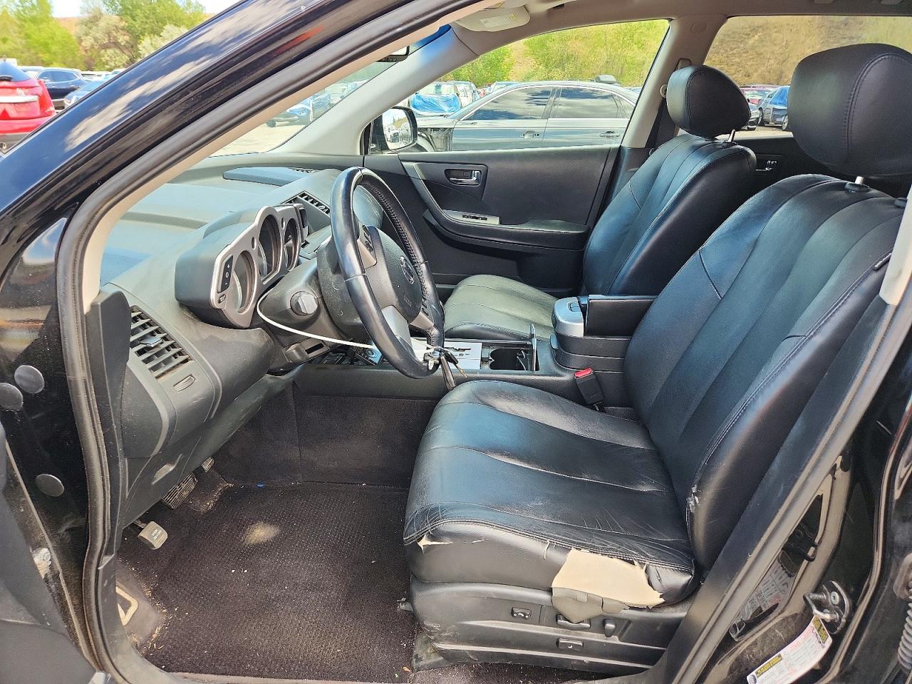 2007 Nissan Murano S Black vin: JN8AZ08W27W667828