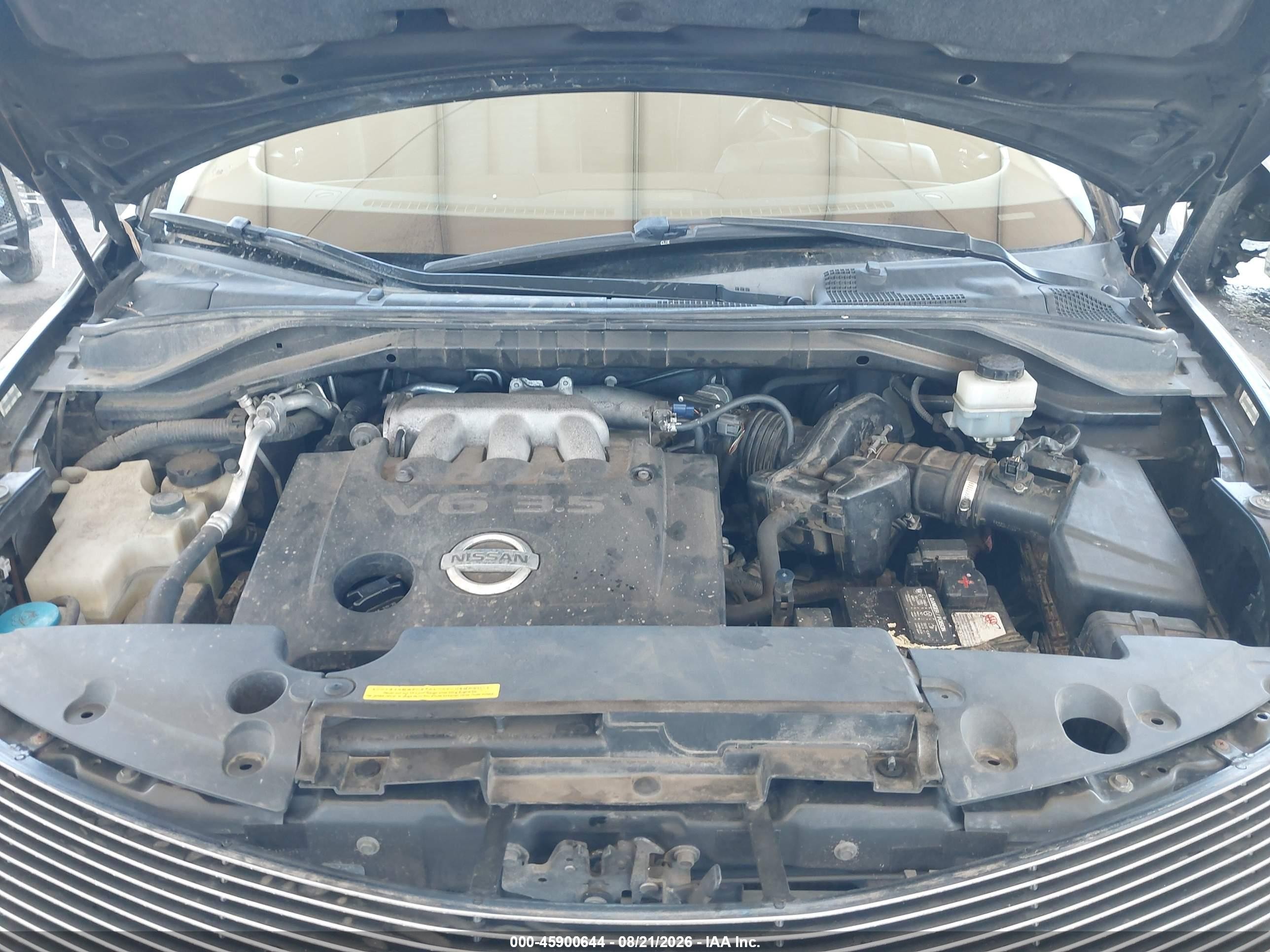 2007 Nissan Murano Sl Black vin: JN8AZ08W37W654473