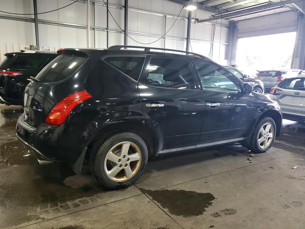 2005 Nissan Murano S Black vin: JN8AZ08W45W439987