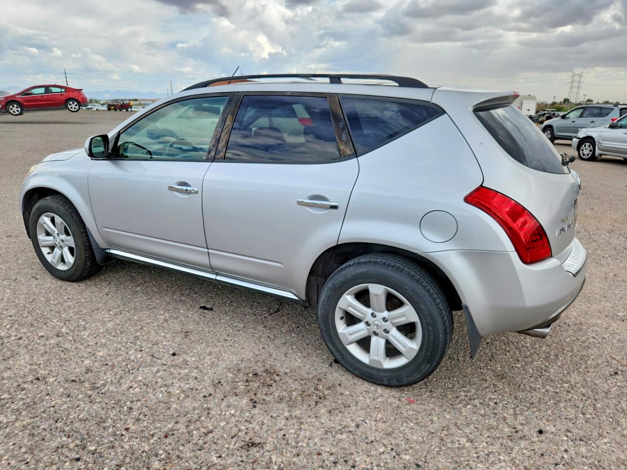 2006 Nissan Murano S Silver vin: JN8AZ08W76W528017