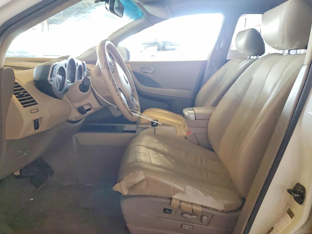 2006 Nissan Murano S White vin: JN8AZ08W76W548252
