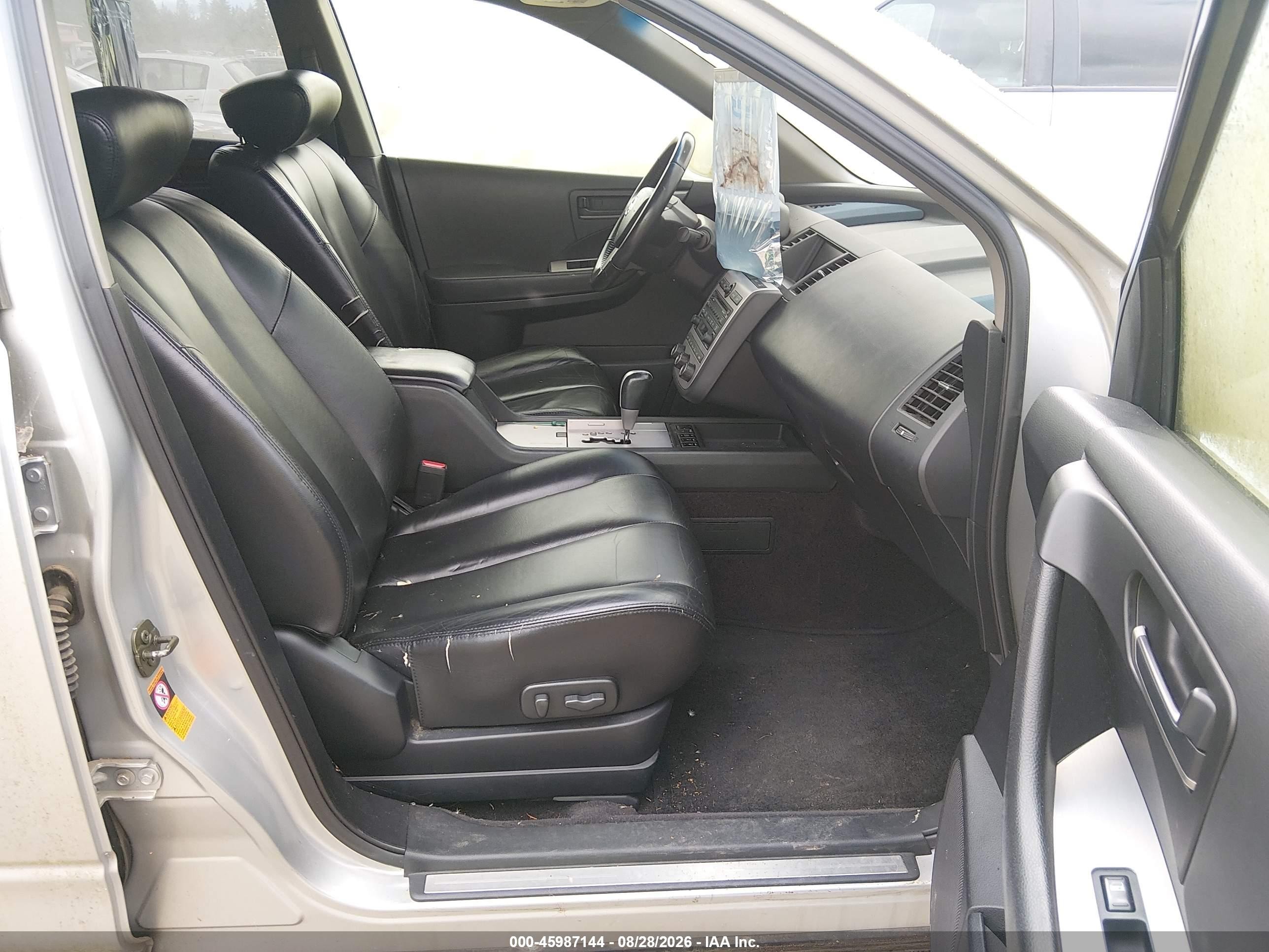 2003 Nissan Murano Se Silver vin: JN8AZ08W83W226974